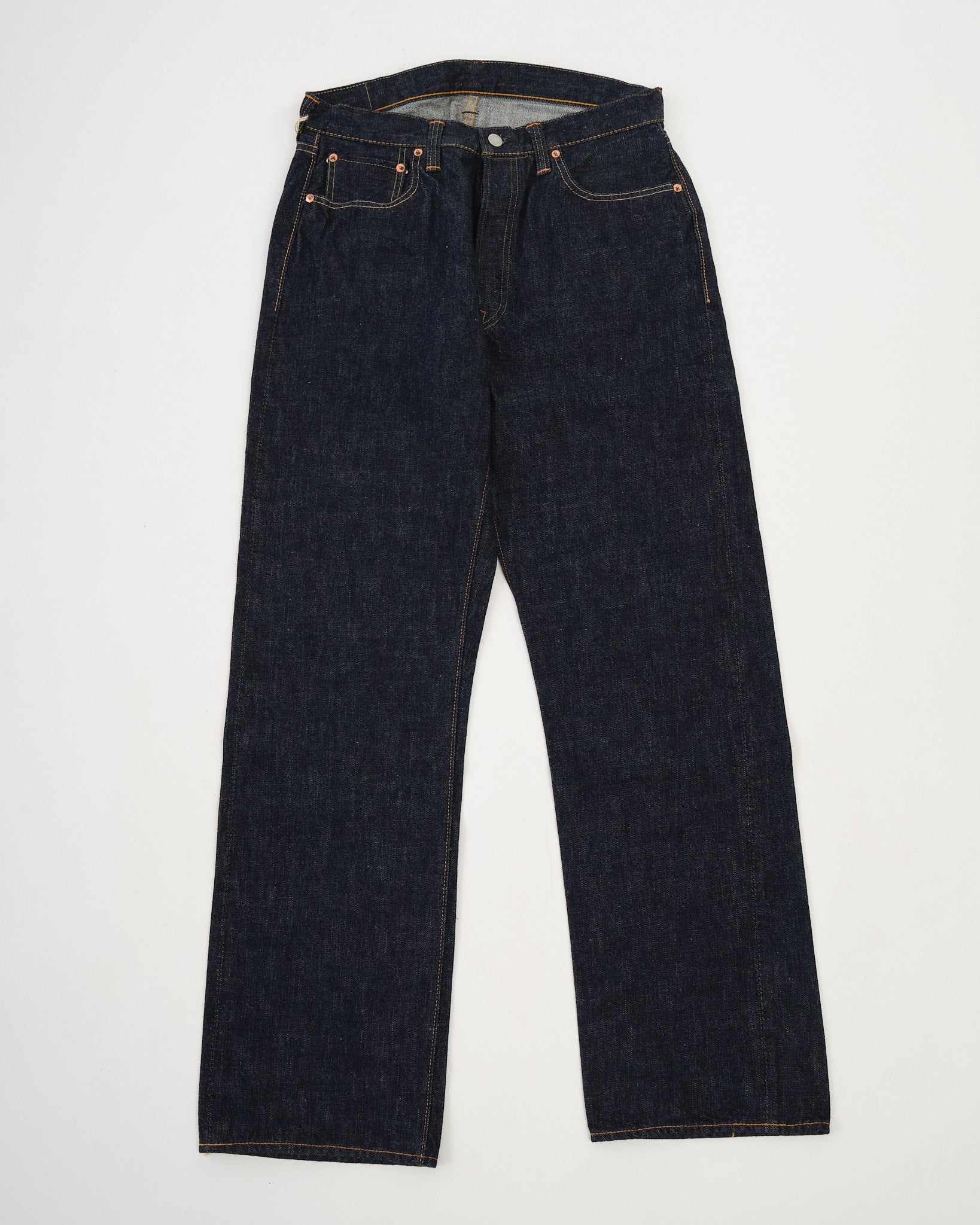 0105W Wide Denim Indigo Blue by Full Count - Meadow