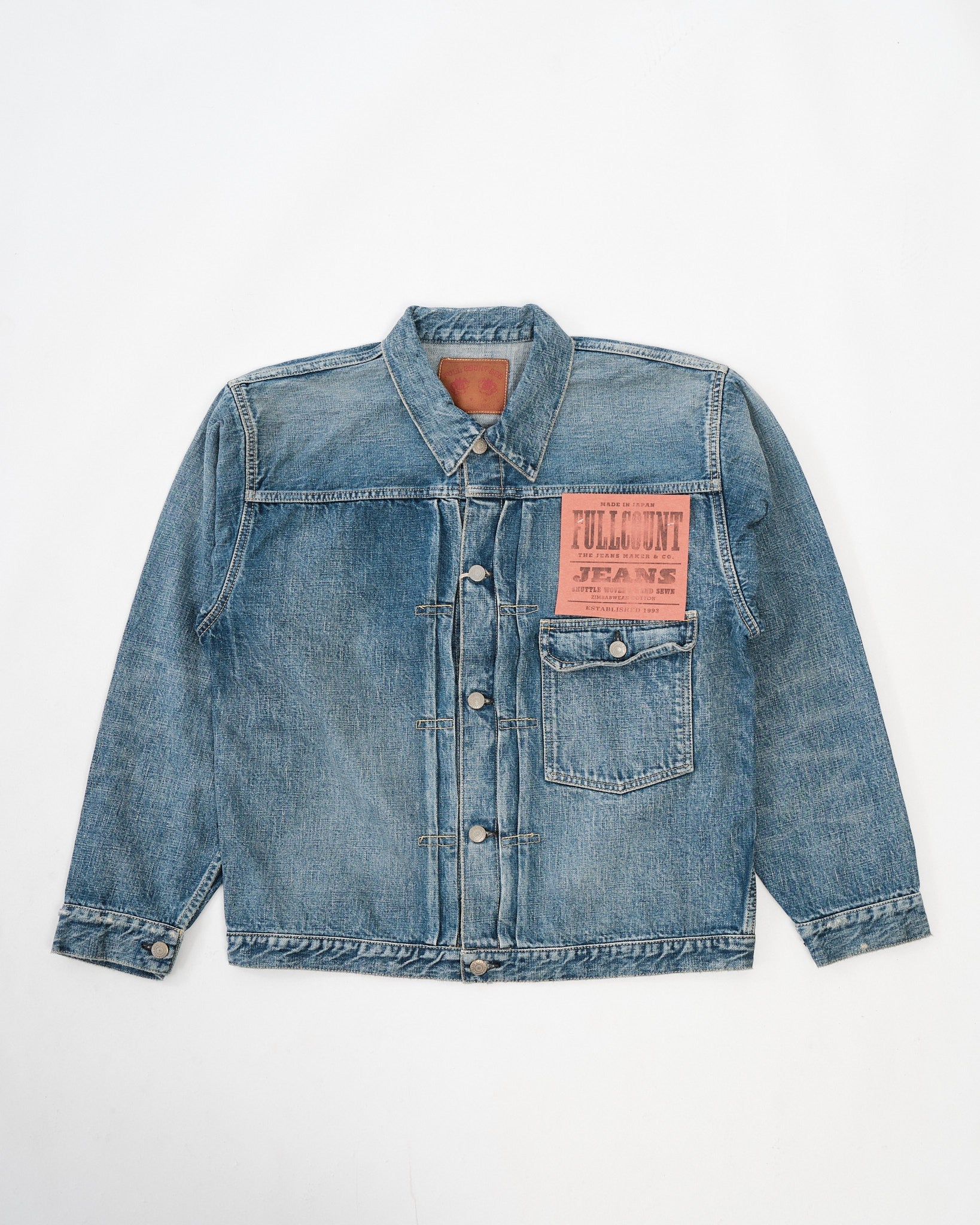 2978(2107) “Dartford” Type 1 Denim Jacket Indigo Blue | Full Count
