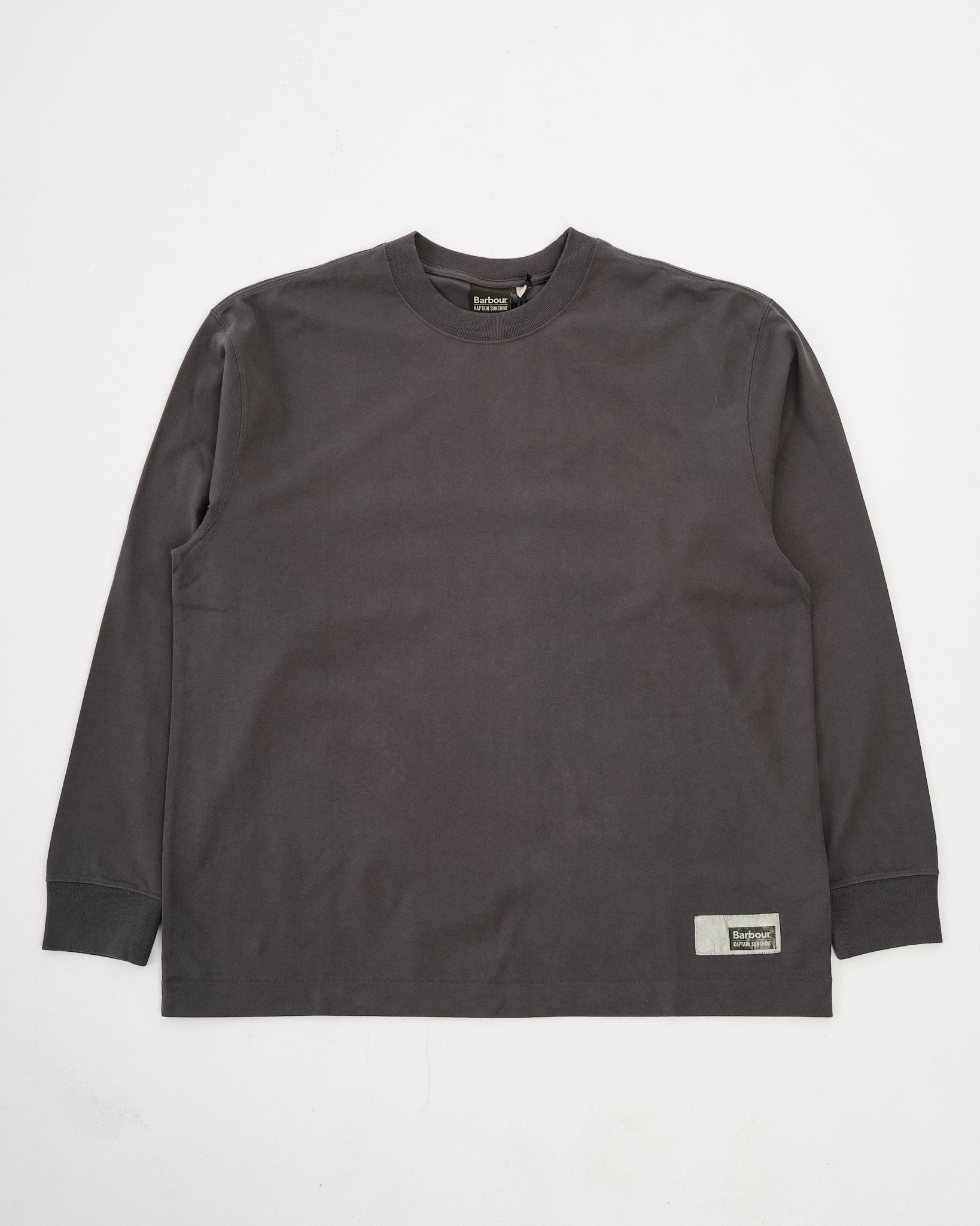 Barbour x Kaptain Sunshine LS T-Shirt Iron by Barbour - Meadow