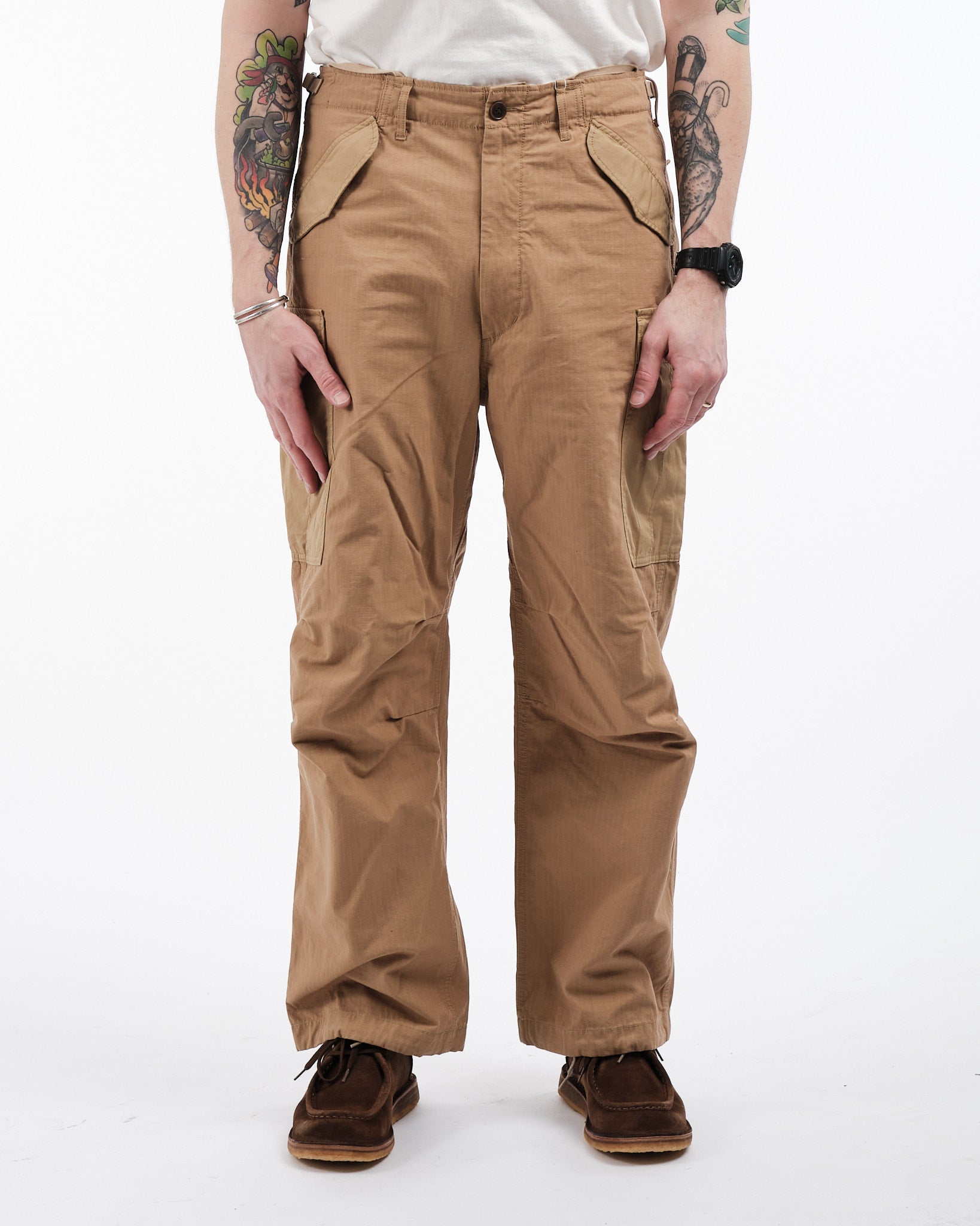 Cargo Pants Beige by Nanamica - Meadow