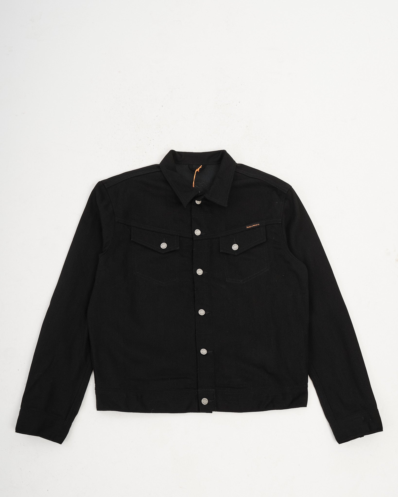 Conny Denim Jacket Dry Black Tar by Nudie Jeans Co - Meadow
