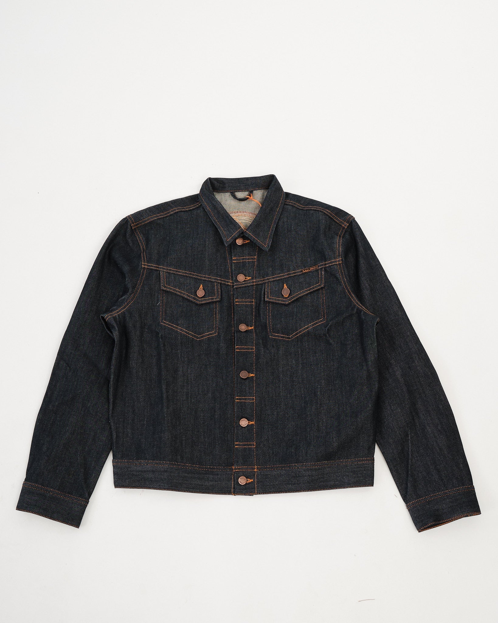 Conny Denim Jacket Sunburns Blue by Nudie Jeans Co - Meadow