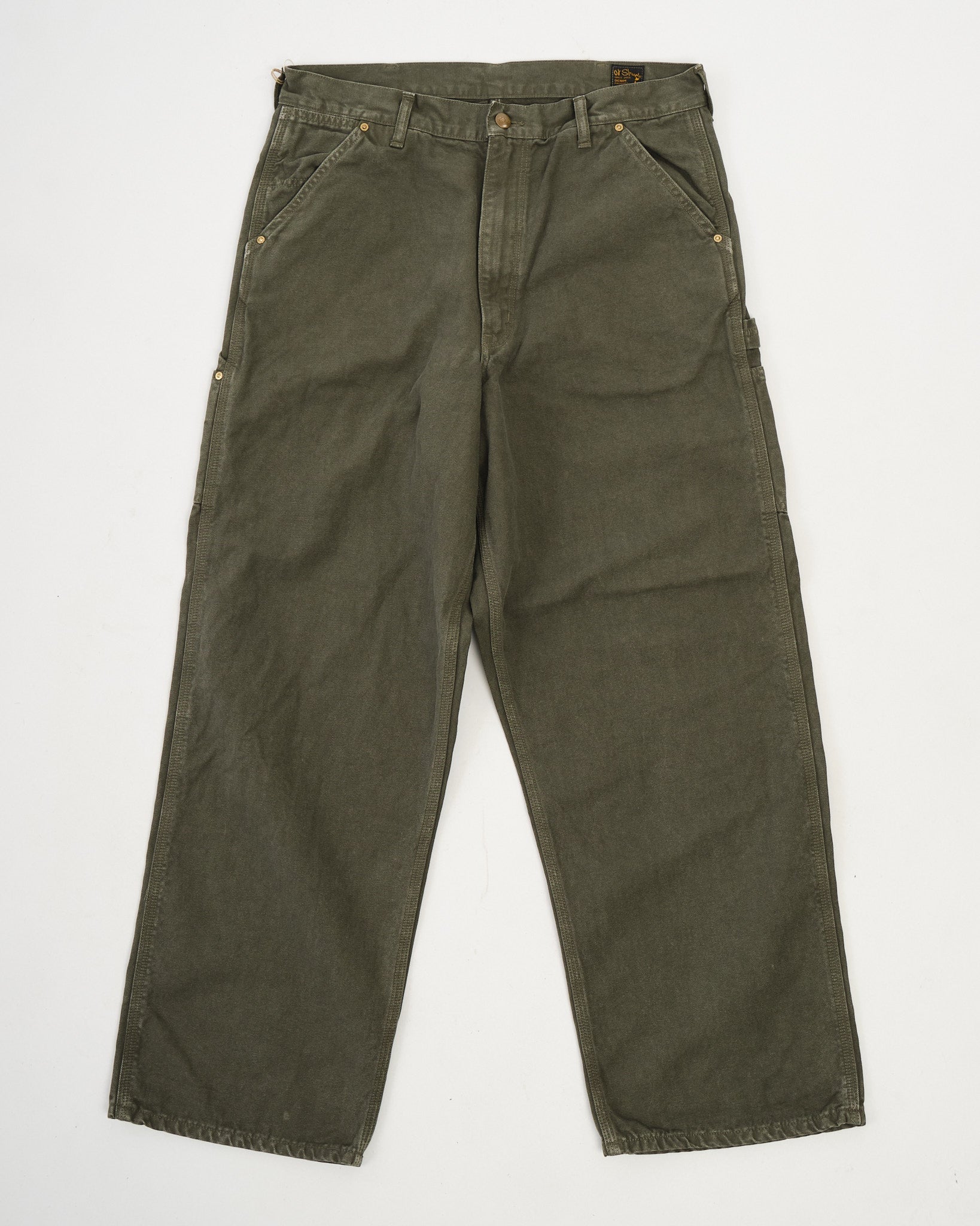 DAD'S FIT OXFORD PAINTER PANTS ARMY GREEN