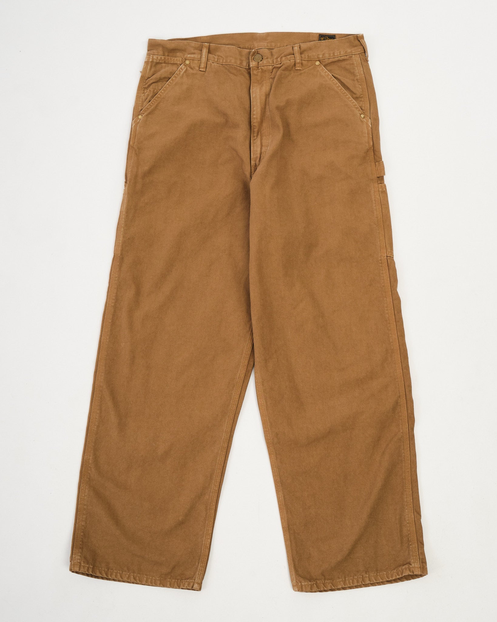 お*じ様 未使用 I am dork PAINTER PANTS brown d 未使用 I am dork