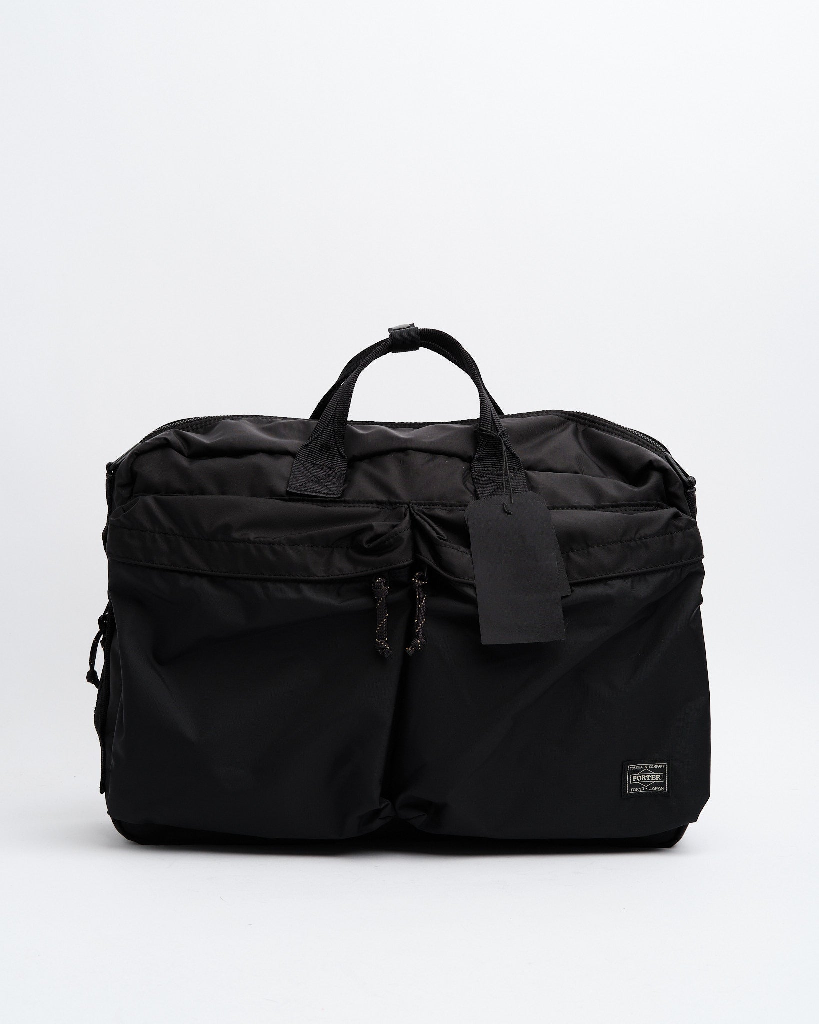 Force 3-Way Briefcase Black by Porter by Yoshida - Meadow