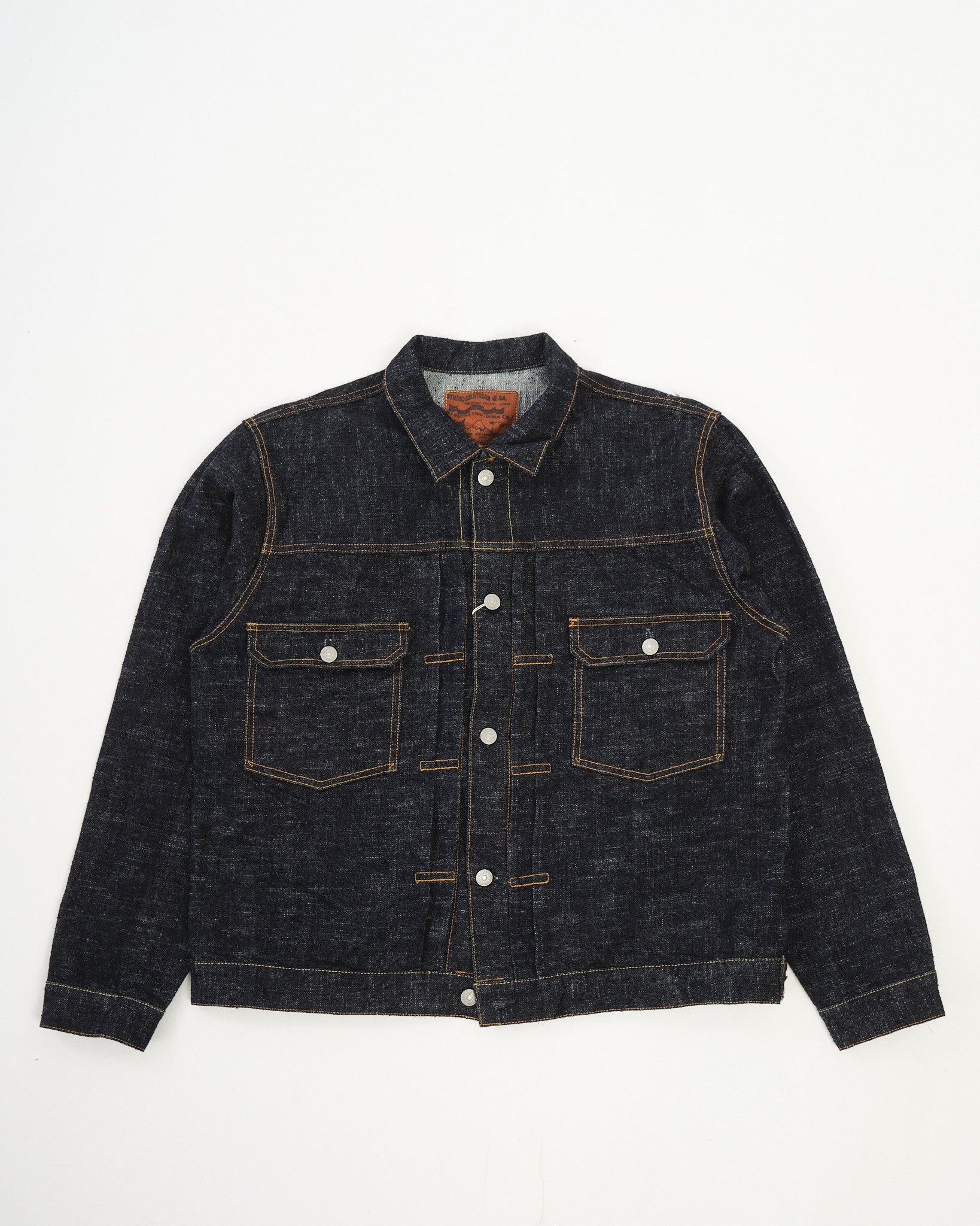 GL3 2nd Type Denim Jacket One Wash by Studio D'Artisan - Meadow