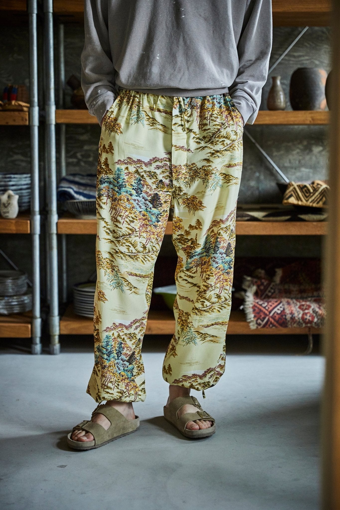 orSlow × ONLY ARK /HAWAIIAN TAKUMI PANTS hawaiian-takumi-pants-yellow-