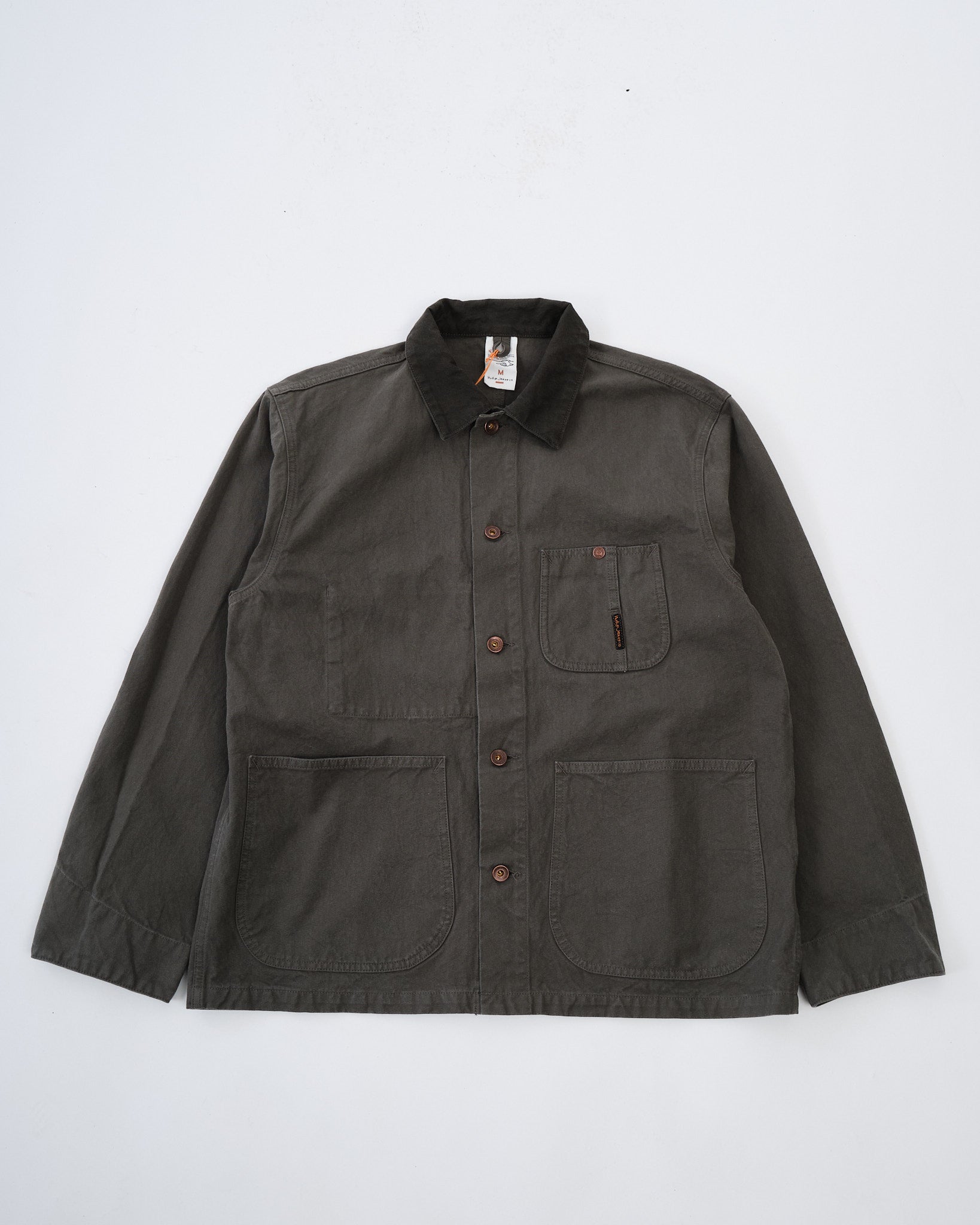 VERDY x NOICE Dyed Canvas Work Jacket PURDEY Corduroy-Trimmed