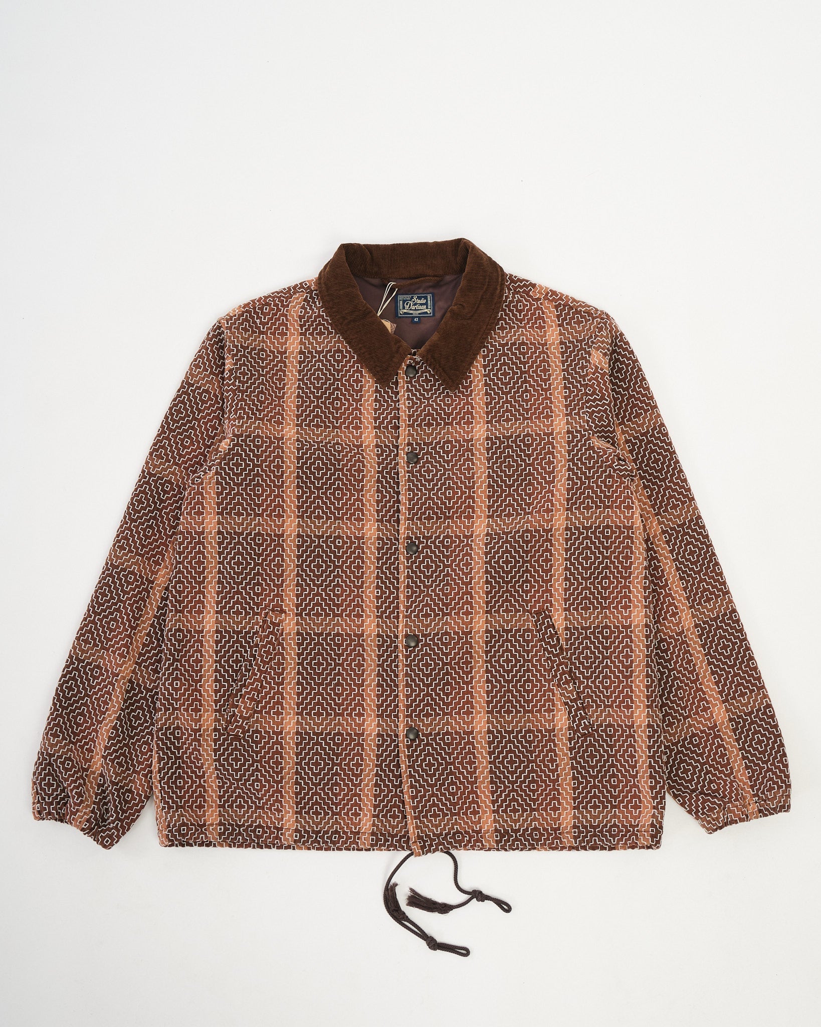 Kakishibu Noragi Sashiko Jacket by Studio D'Artisan - Meadow