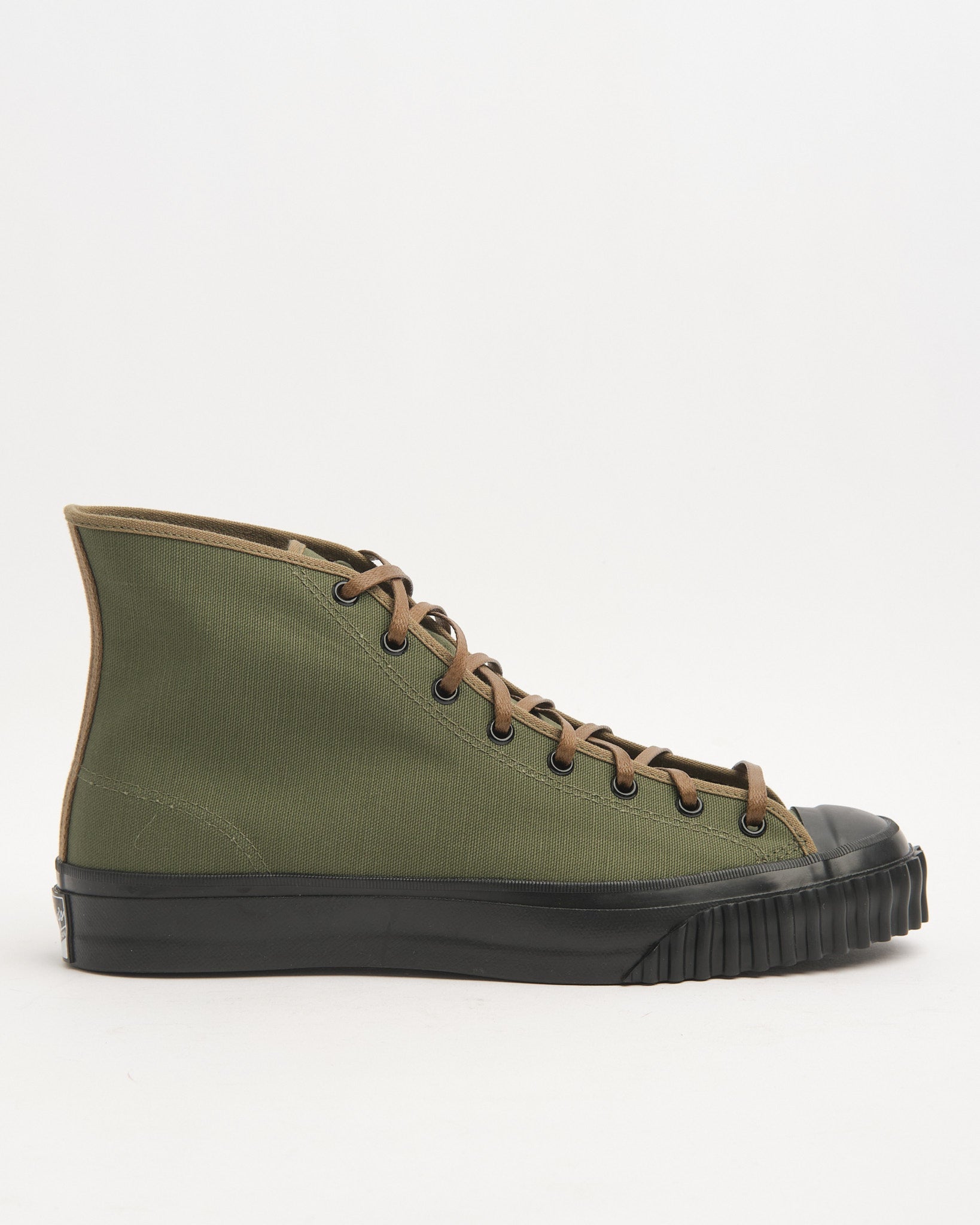 THE REAL MCCOYS | MA26006 MILITARY CANVAS TRAINING SHOES Olive