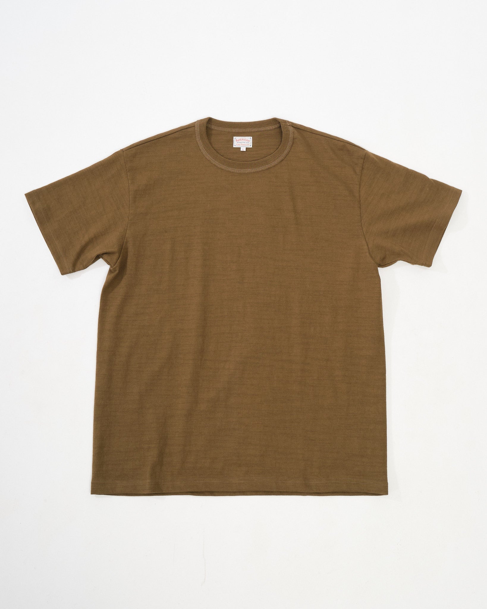 THE REAL MCCOYS | MC19010 ATHLETIC T-SHIRT / LOOP-WHEEL Olive | MEADOW