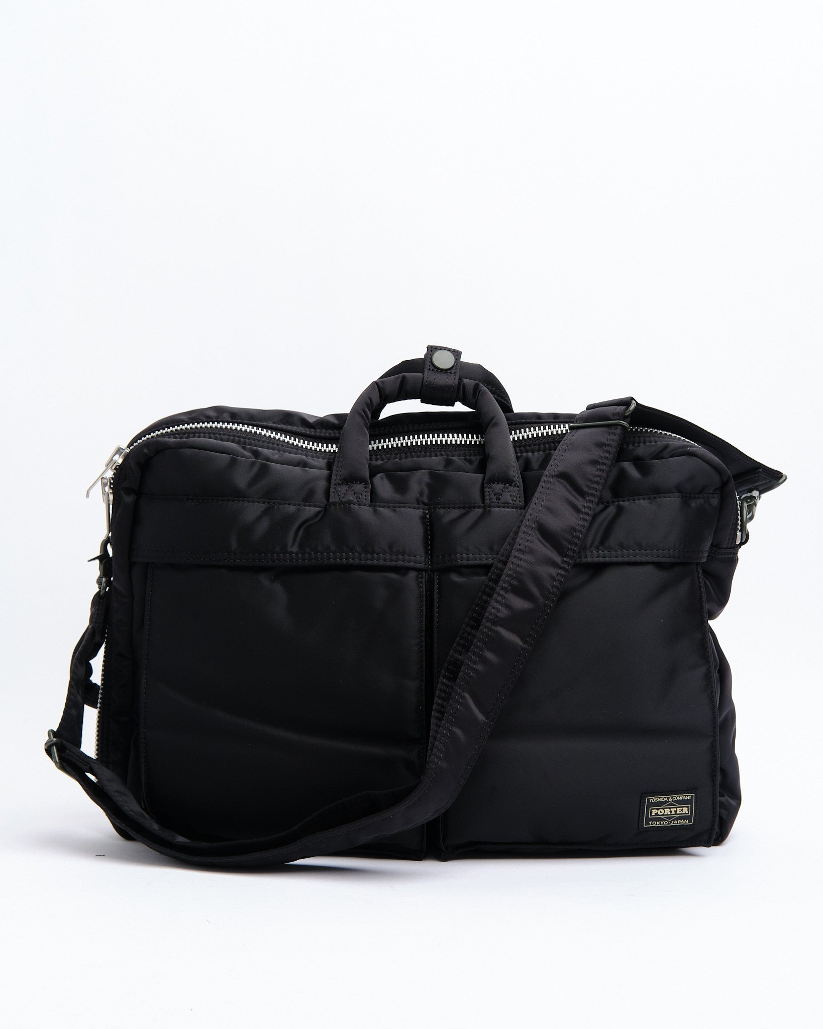 New Tanker 3-Way Document Bag Black by Porter by Yoshida