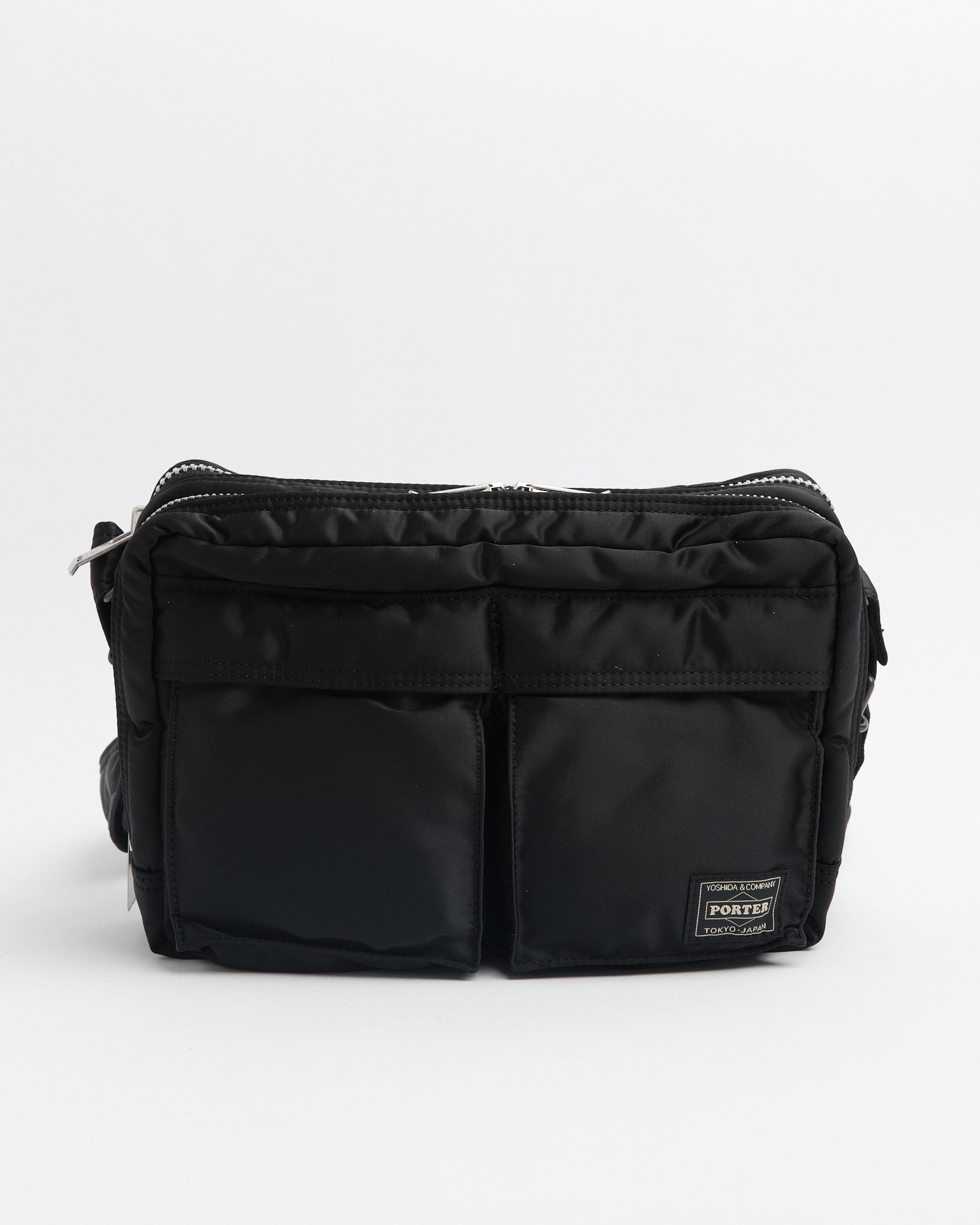 porter | New Tanker Sling Bag W Zip Black | meadow
