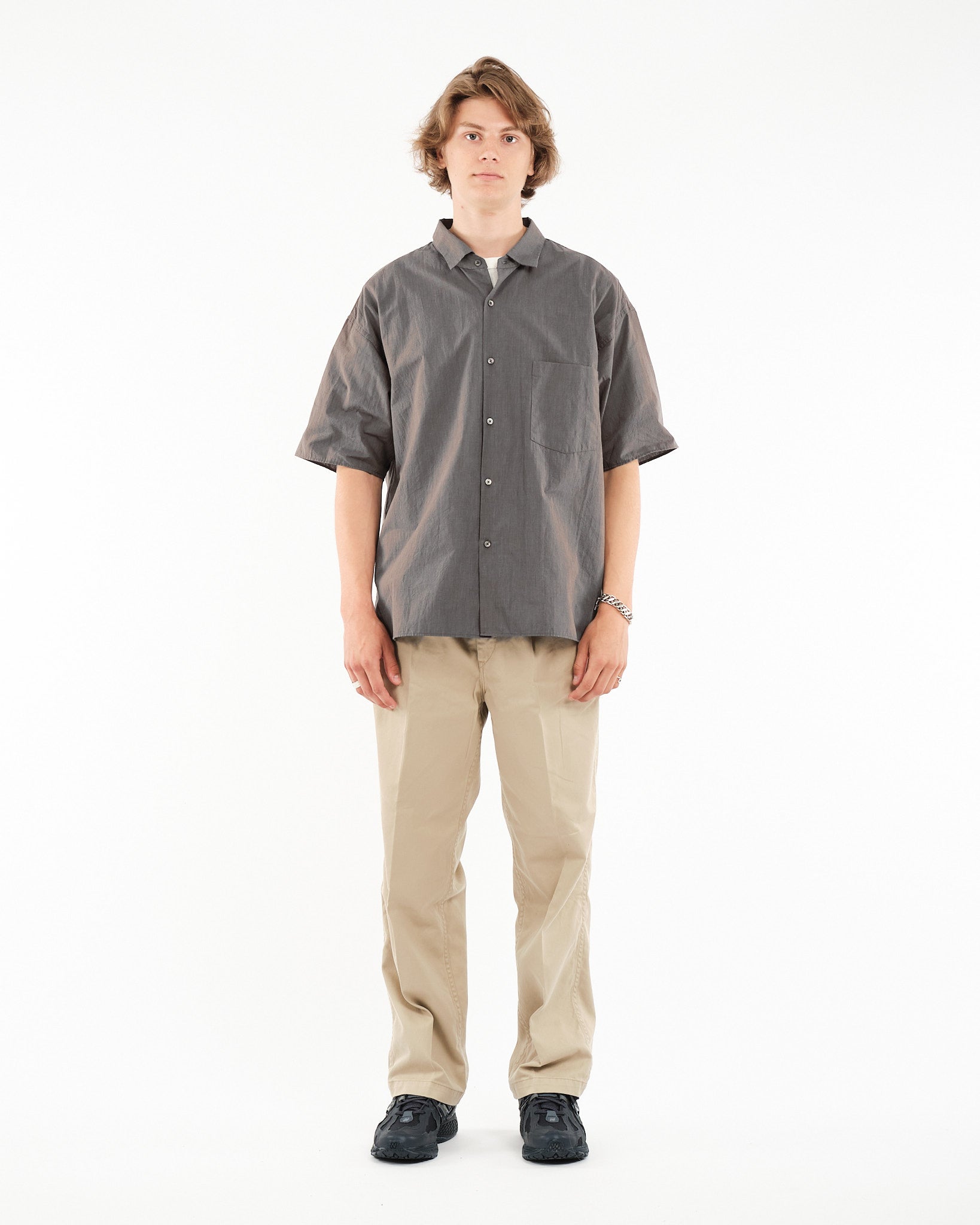 OOAL H/S Wind Shirt Sunset Gray by Nanamica - Meadow