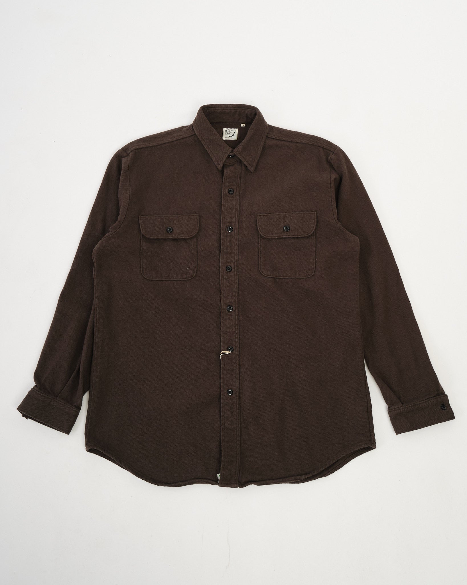LÝFT OVERSIZE FLANNEL SHIRT - BROWN Oversized Flannel Shirt For