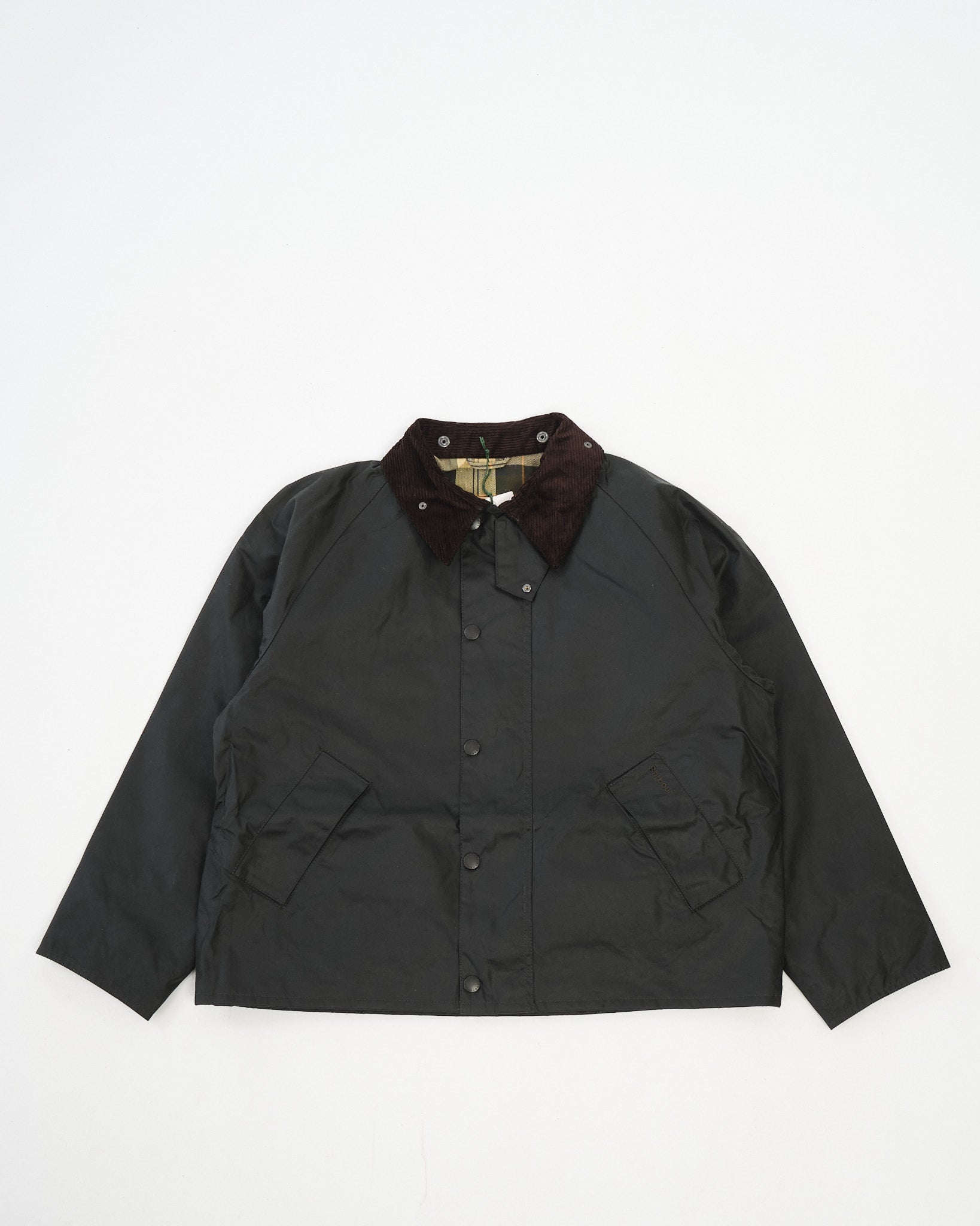 BARBOUR FS別注 TRANSPORT BLOUSON 38 SAGE OS Transport Wax Jacket Sage by Barbour - Meadow