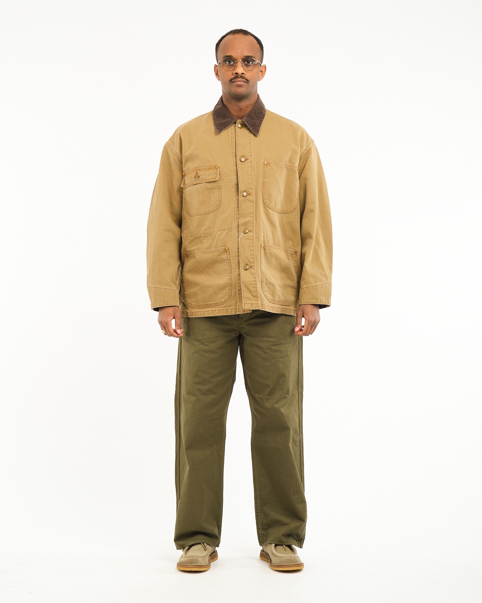 Relax Fit Coverall Brown by orSlow - Meadow
