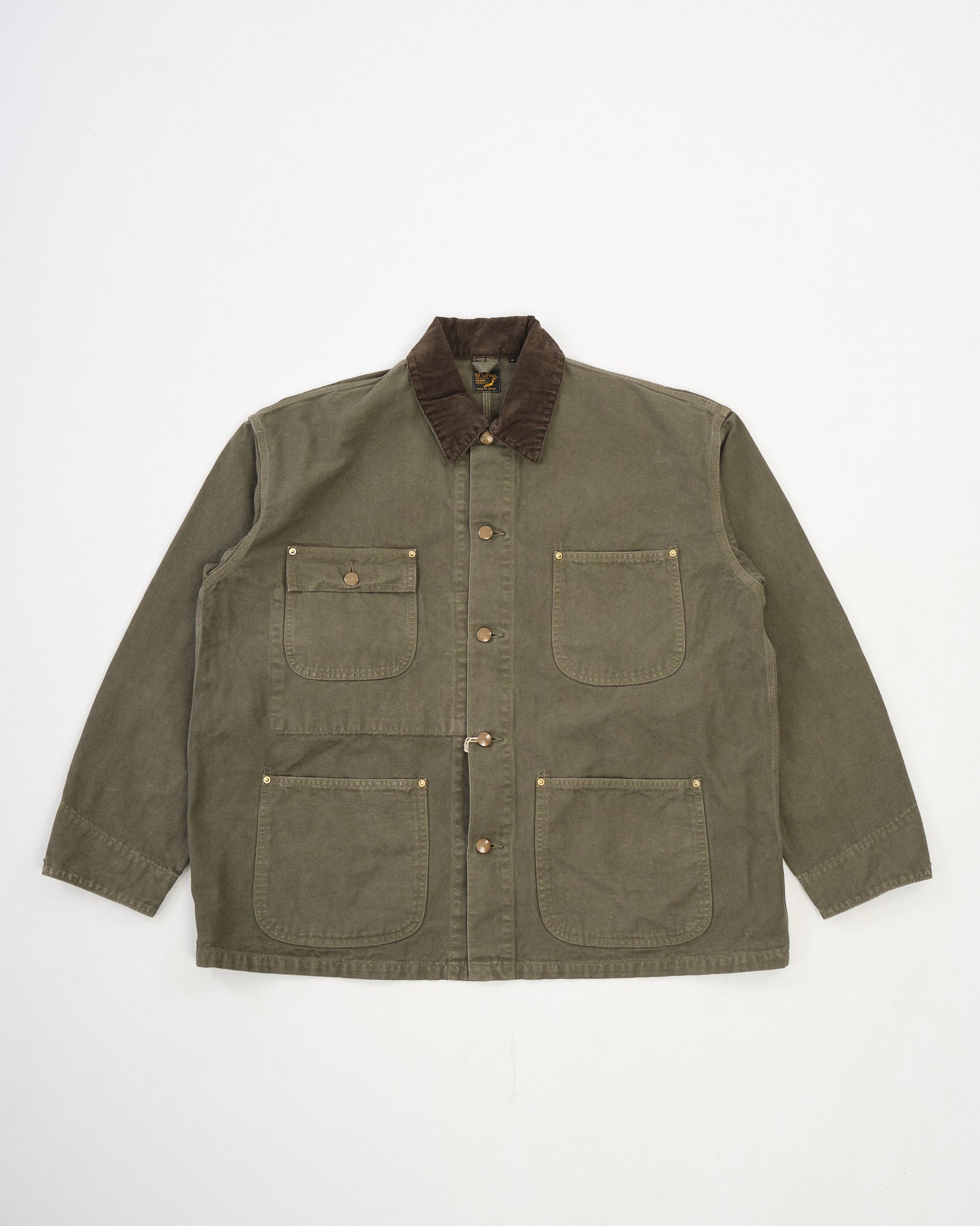 Relax Fit Oxford Coverall Army Green by orSlow - Meadow