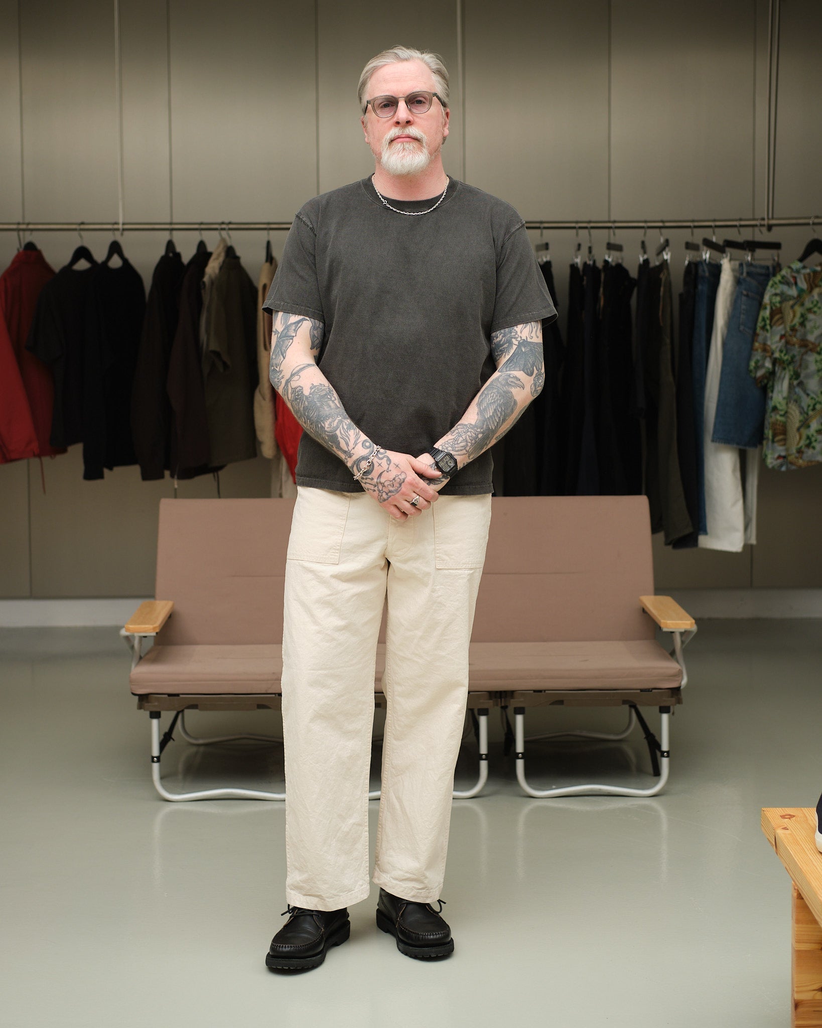 S/S Crew Tee P-Black by Good On - Meadow