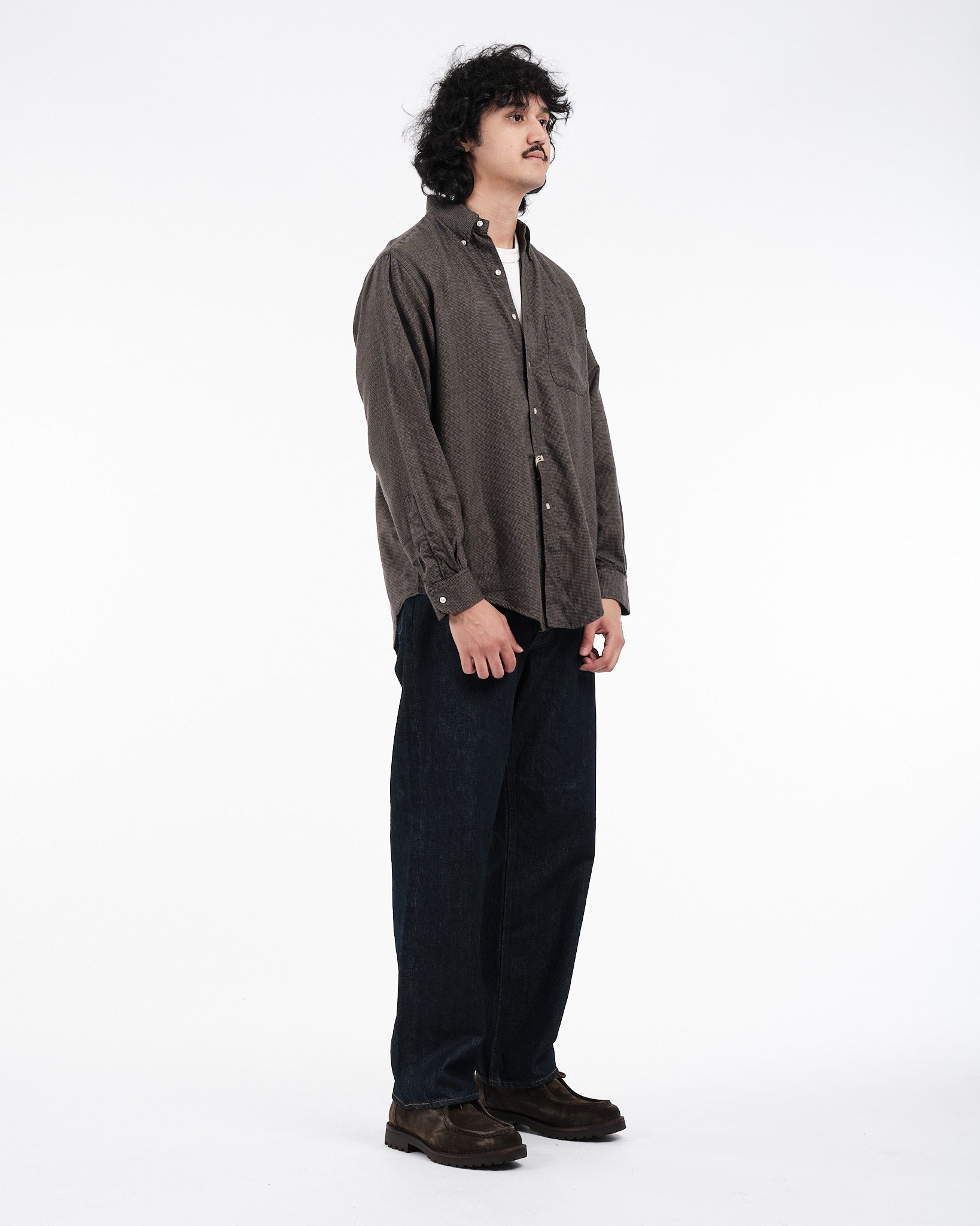 Standard Button Down Shirt Charcoal Gray Standard Button Down Shirt Charcoal Gray
