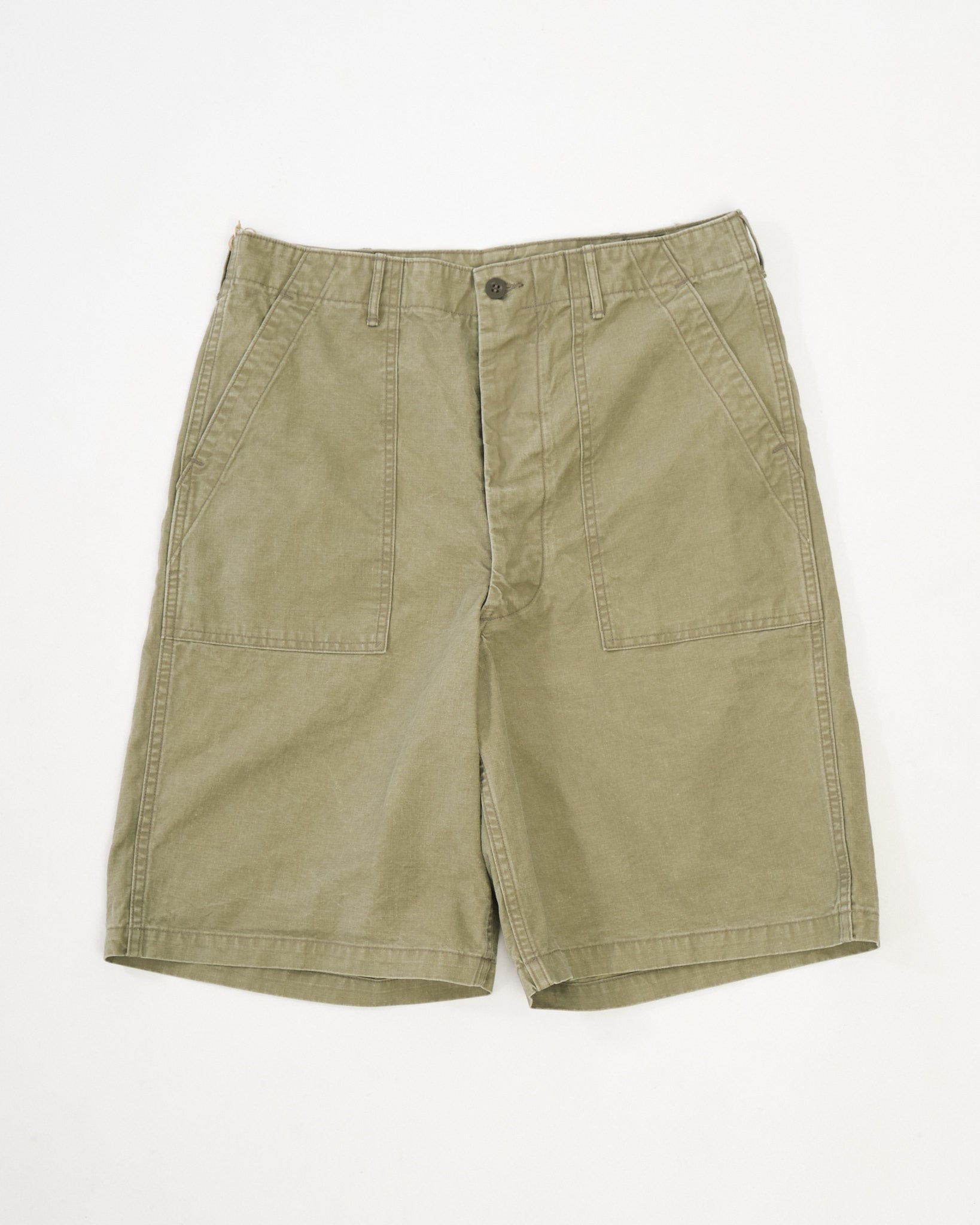 Summer Fatigue Shorts Green by orSlow - Meadow