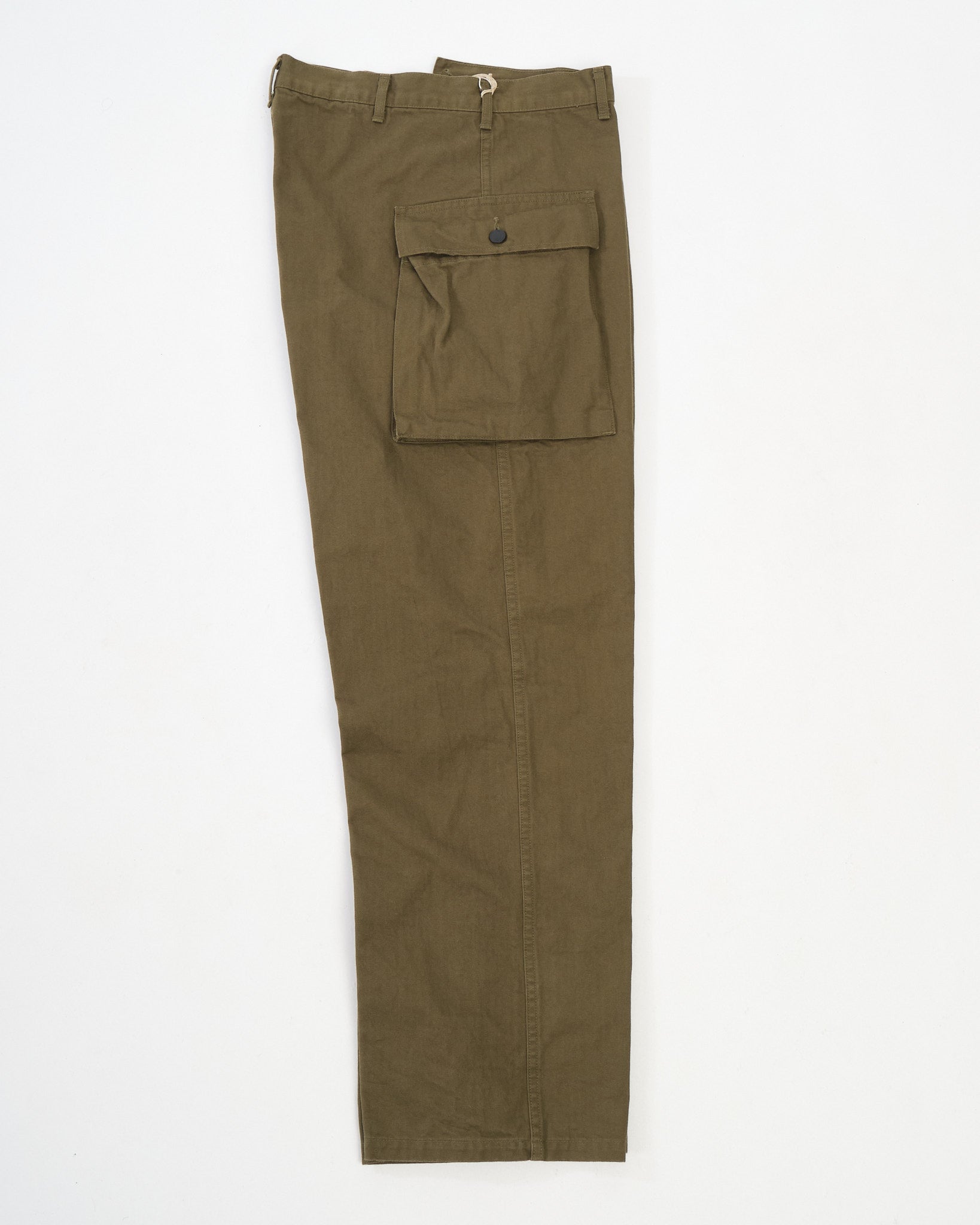 US Army 2 Pocket Cargo Army Green by orSlow - Meadow