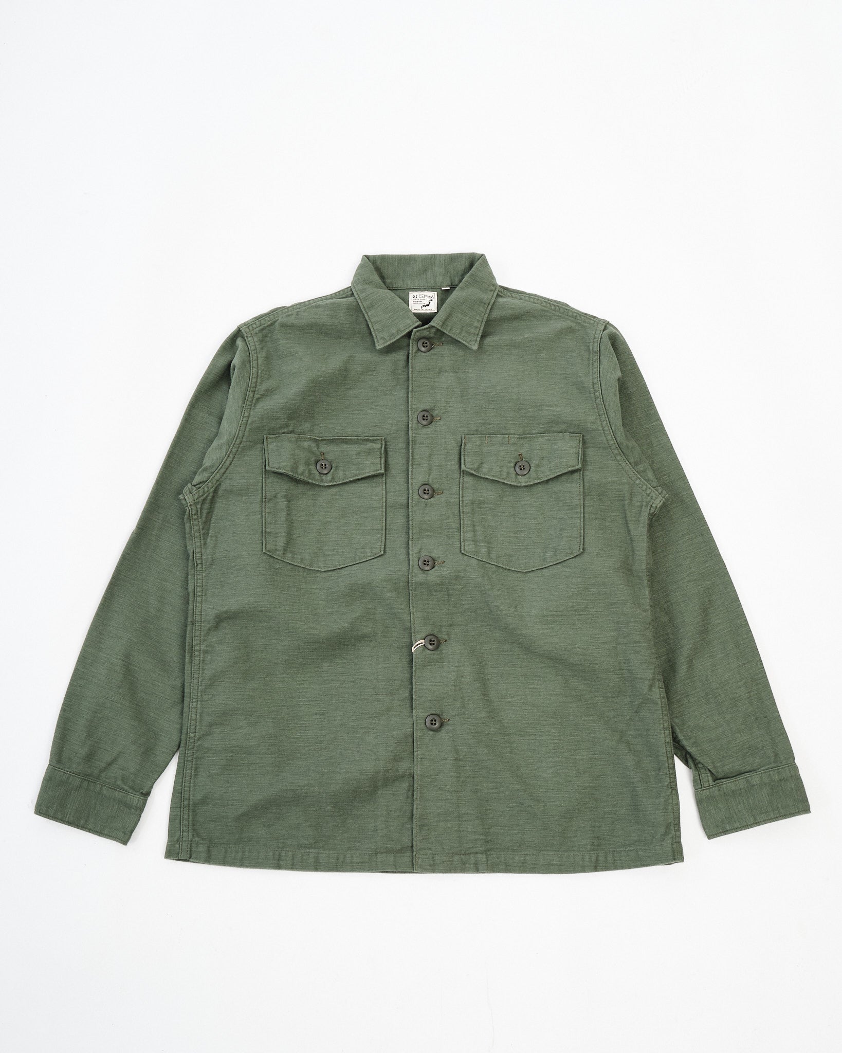 US Army Fatigue Shirt Green by orSlow - Meadow