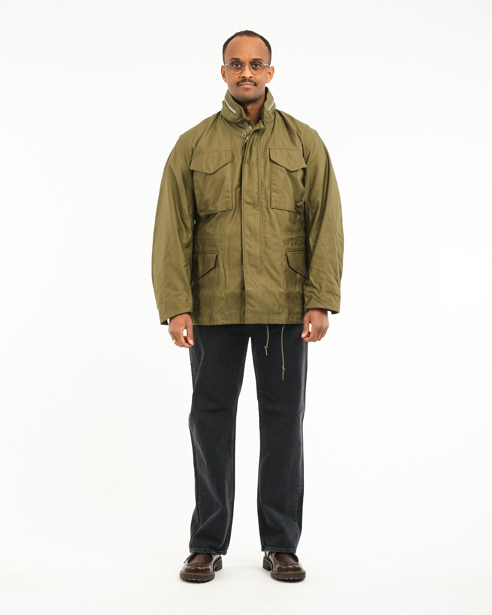 Army M-65 Field Jacket Army Green by orSlow ▶️ Meadow Store