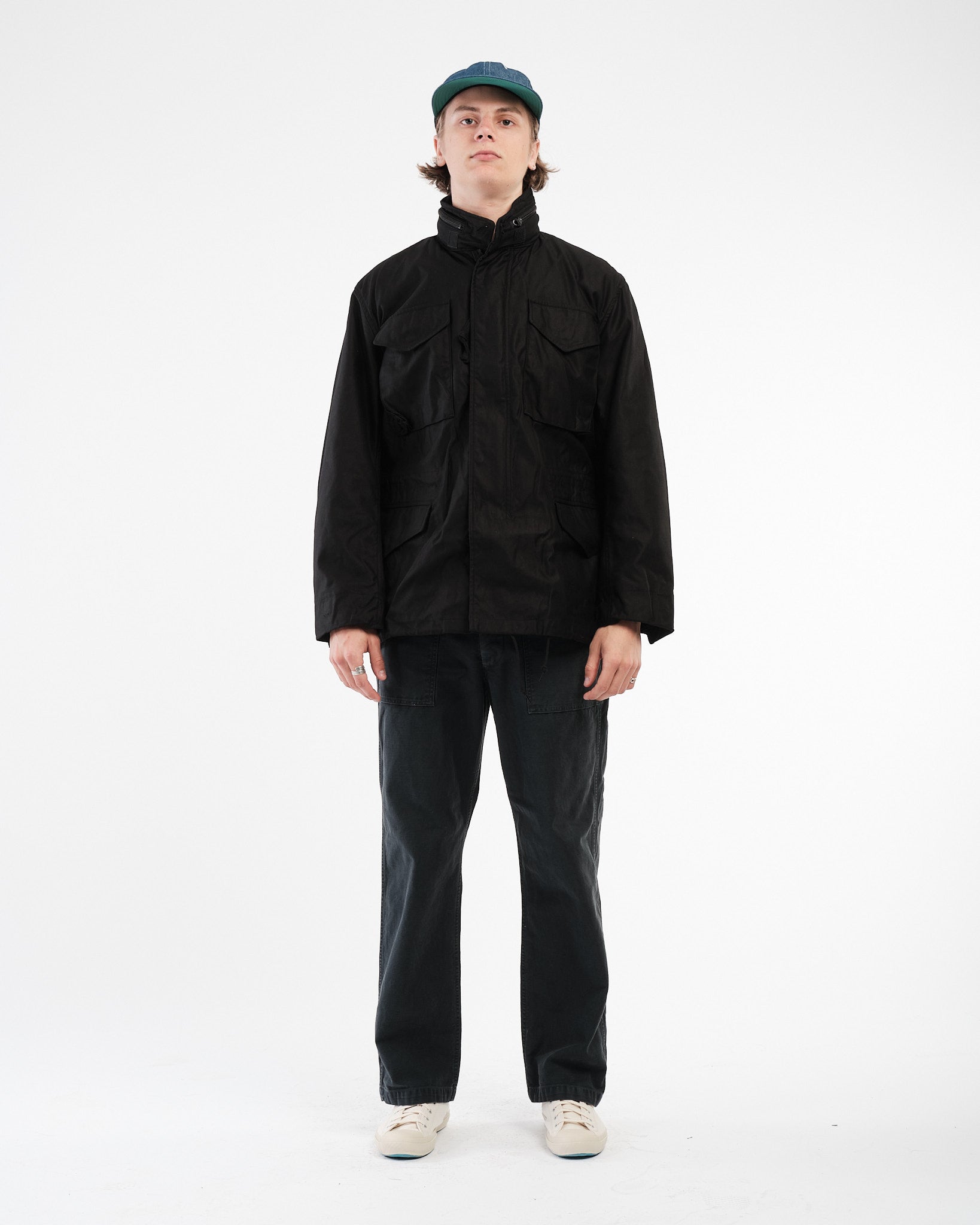 U.S Army M-65 Field Jacket Black by orSlow - Meadow