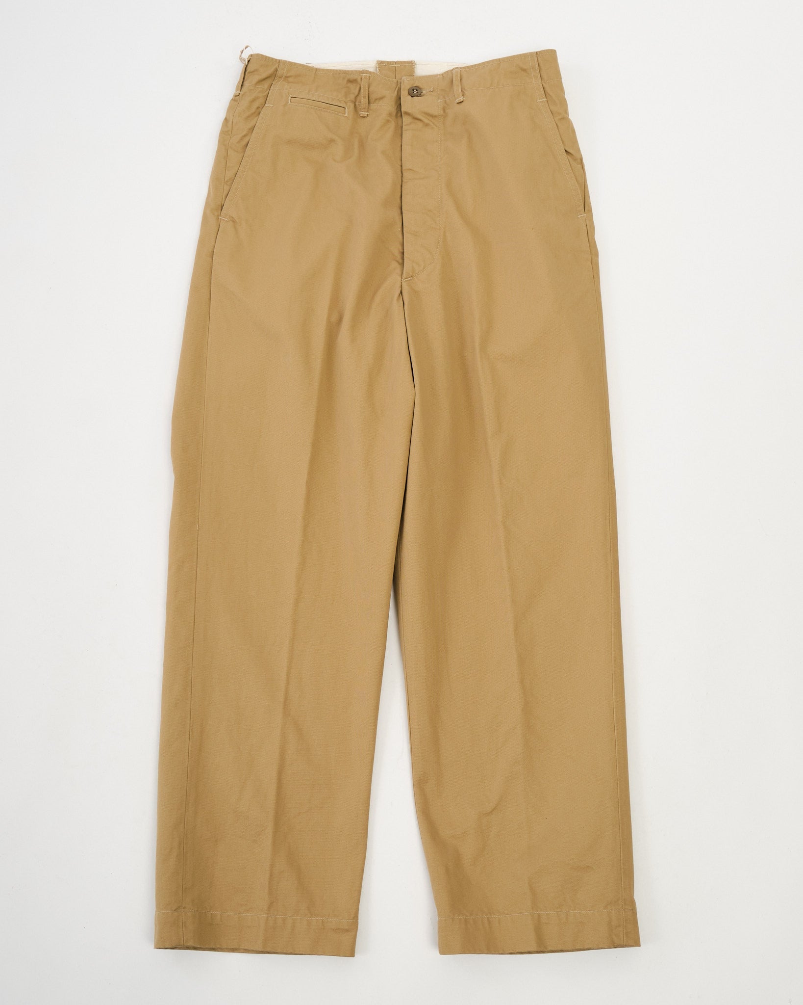 VINTAGE FIT ARMY TROUSERS DARK KHAKI by orSlow - Meadow