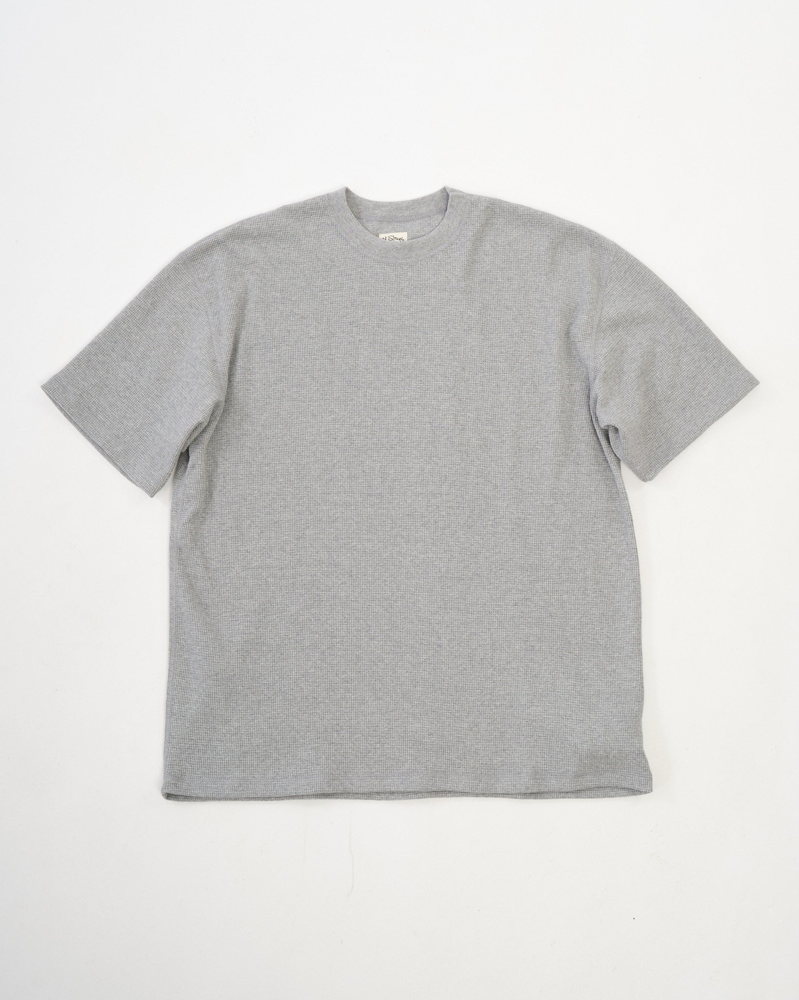 Waffle T-Shirt Heather Gray by orSlow - Meadow