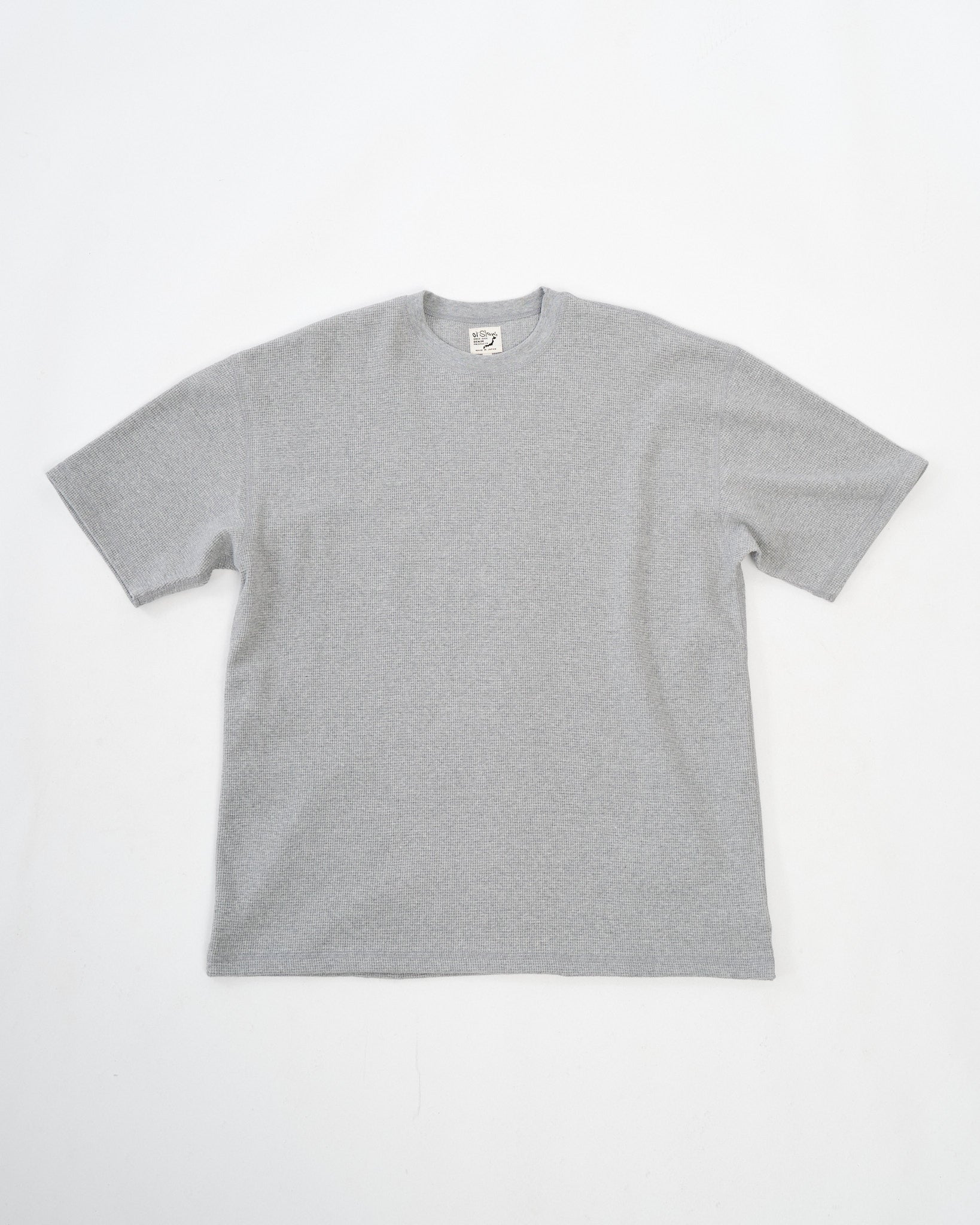 Waffle T-Shirt Heather Gray by orSlow - Meadow
