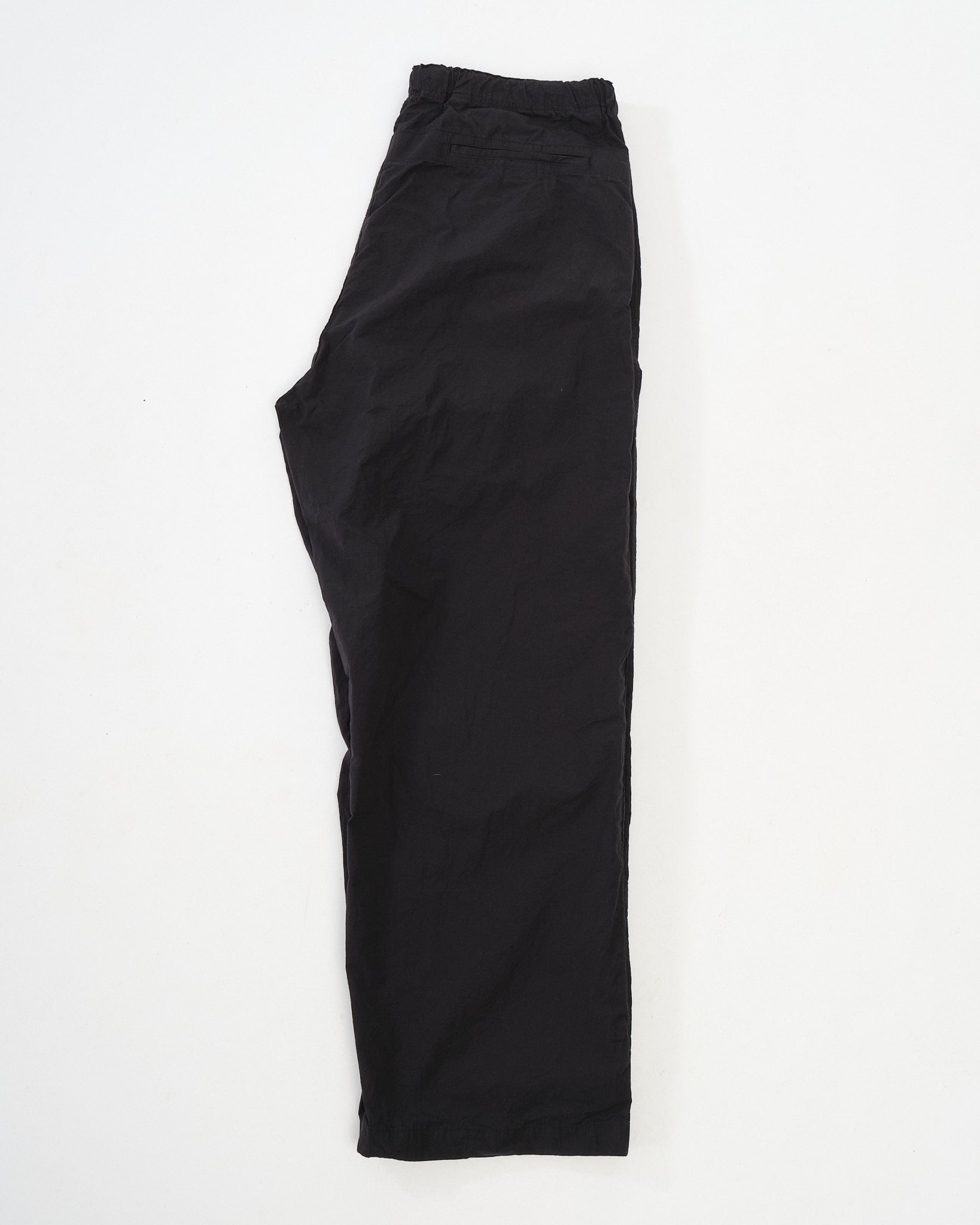 Wide Fit New Yorker Black Cotton Linen by orSlow - Meadow