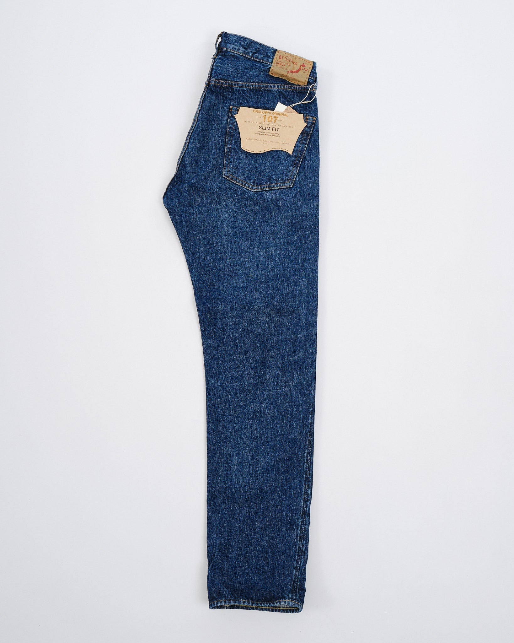 107 Ivy Fit Selvedge Denim Jeans 2 Year Wash - Meadow