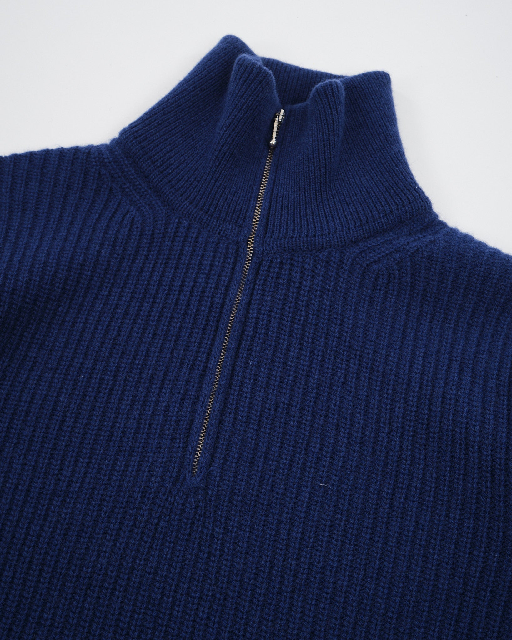 August Zip Sweater Royal Blue - Meadow
