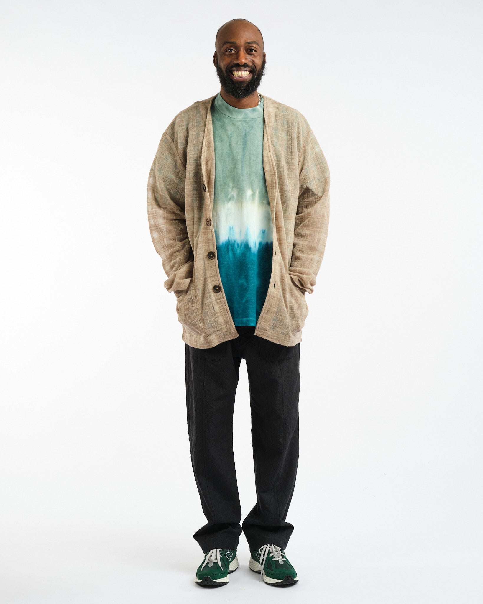 Cardigan Grey Disintegration Check by Our Legacy - Meadow