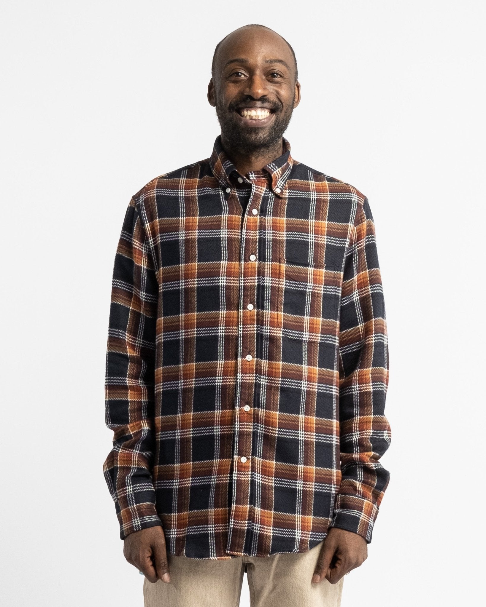 Fall Cotton Tweed Check by Gitman Vintage - Meadow