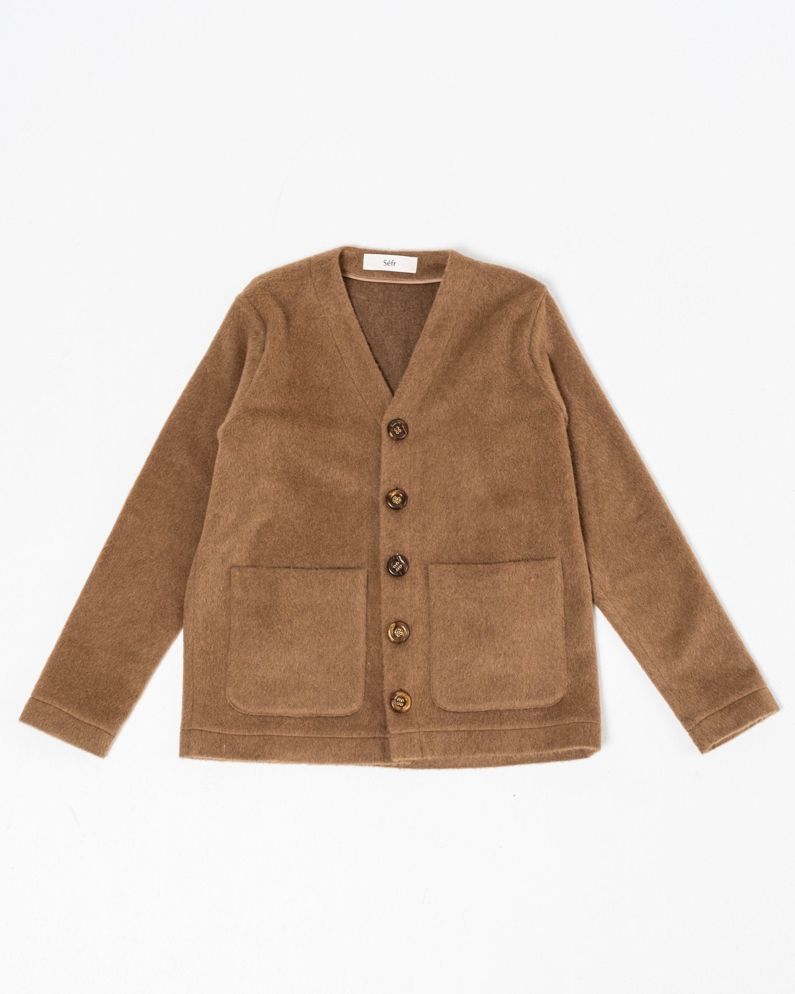Gote Cardigan Taupe by Séfr - Meadow