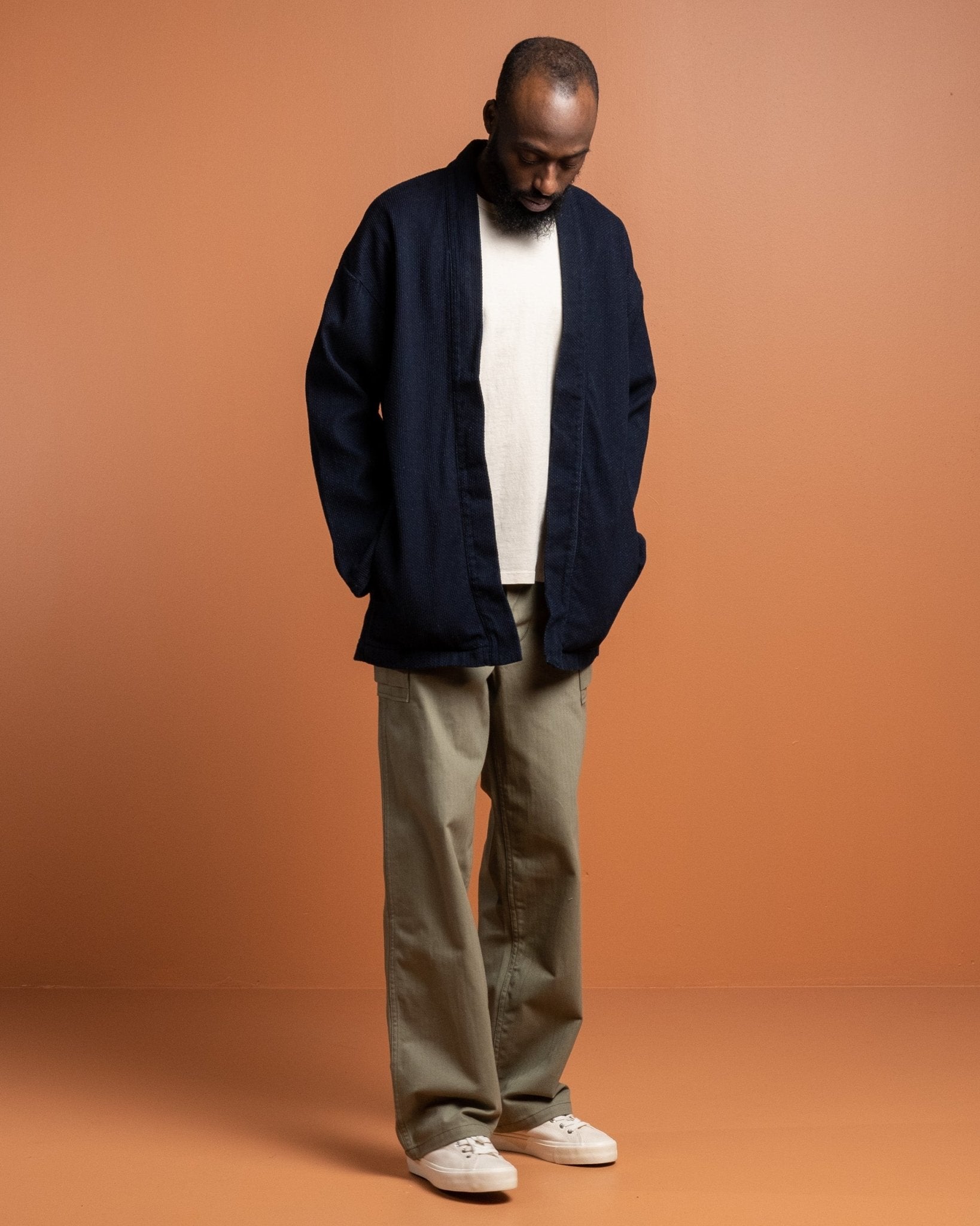 Haori Jacket Kimono Haori Pants Long Haori For Men- Japanese