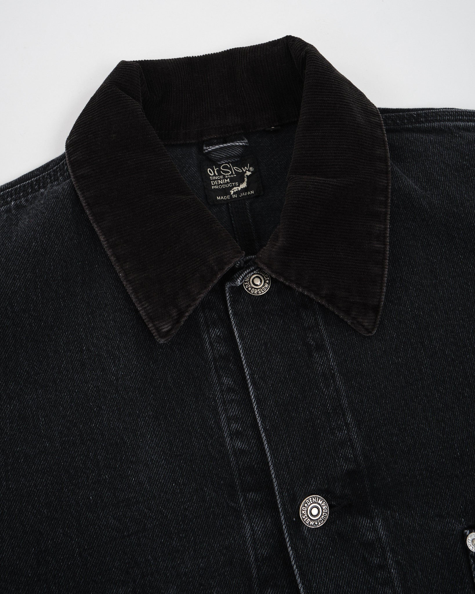 LOOSE FIT COVERALL BLACK DENIM STONE - Meadow