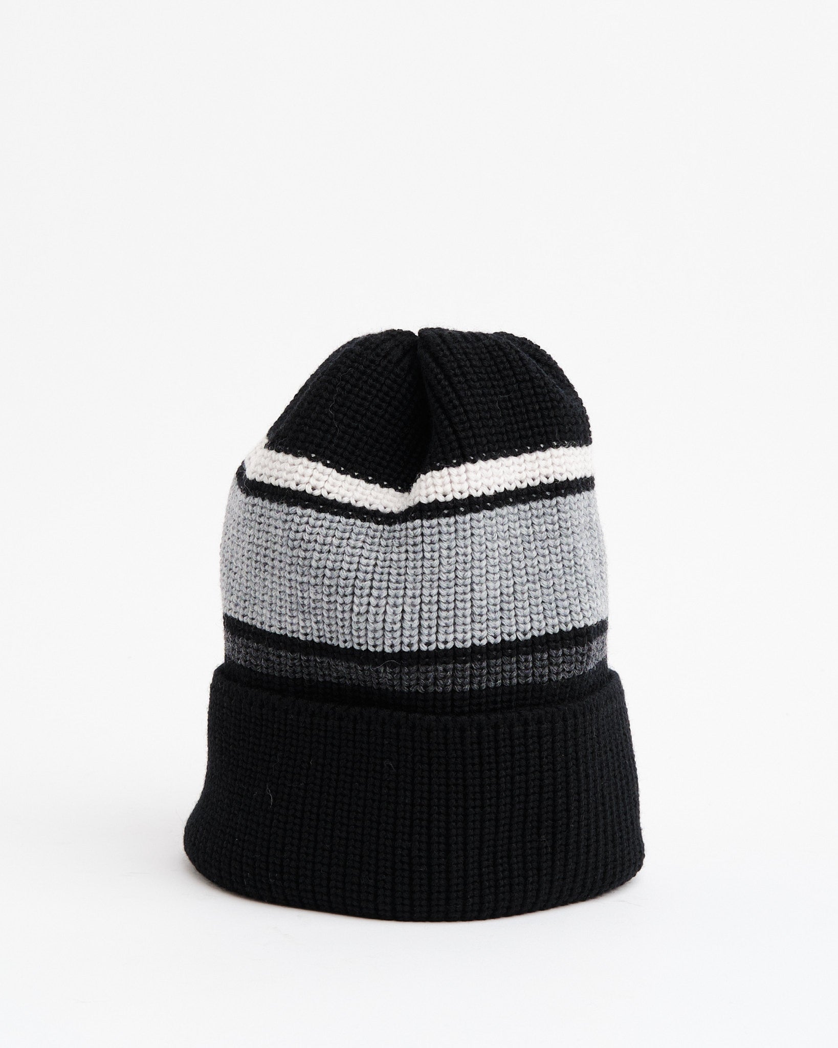 Stripe Beanie Black by Found Feather - Meadow