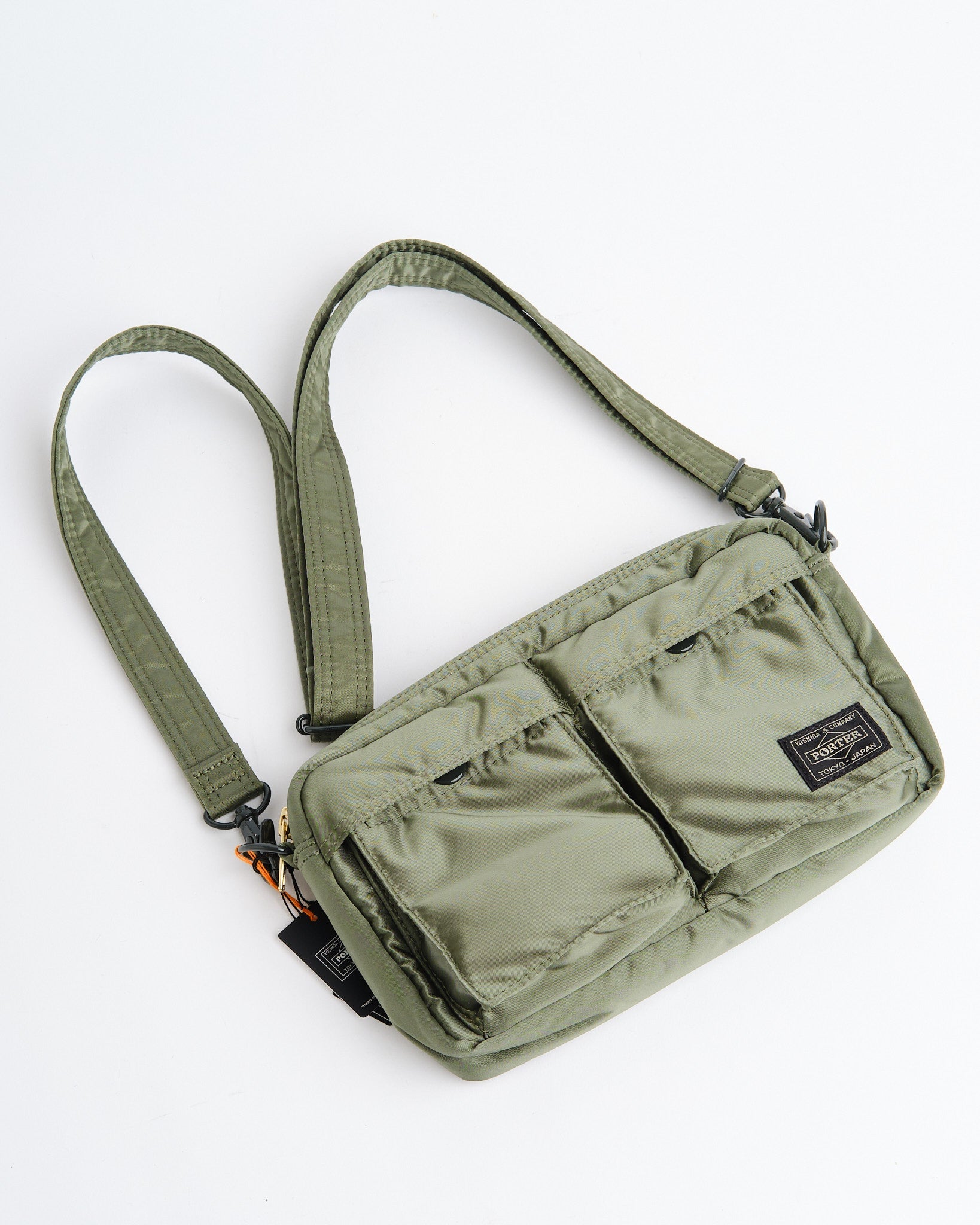 Tanker Shoulder Bag Sage Green by Porter by Yoshida ▶️ Meadow Store