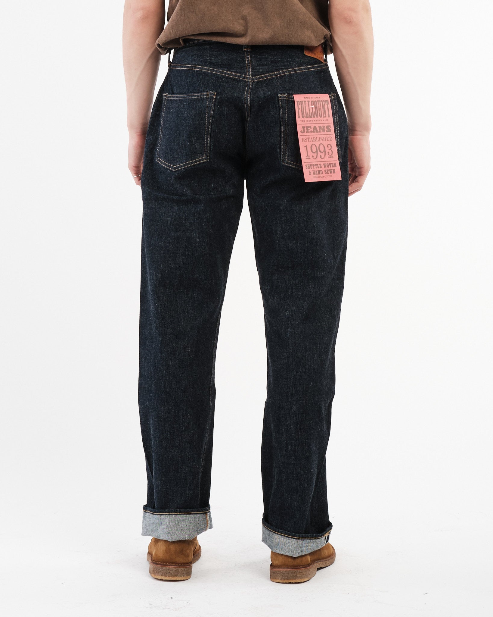 0105W Wide Denim Indigo Blue by Full Count - Meadow