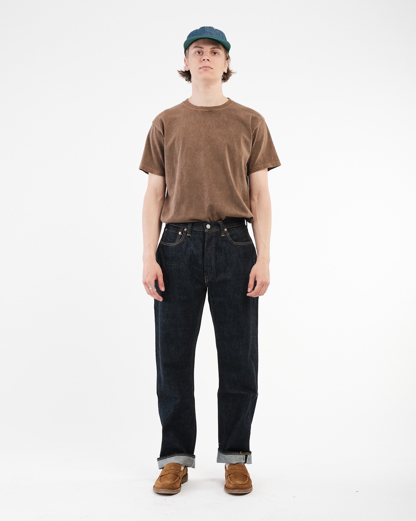 0105W Wide Denim Indigo Blue by Full Count - Meadow