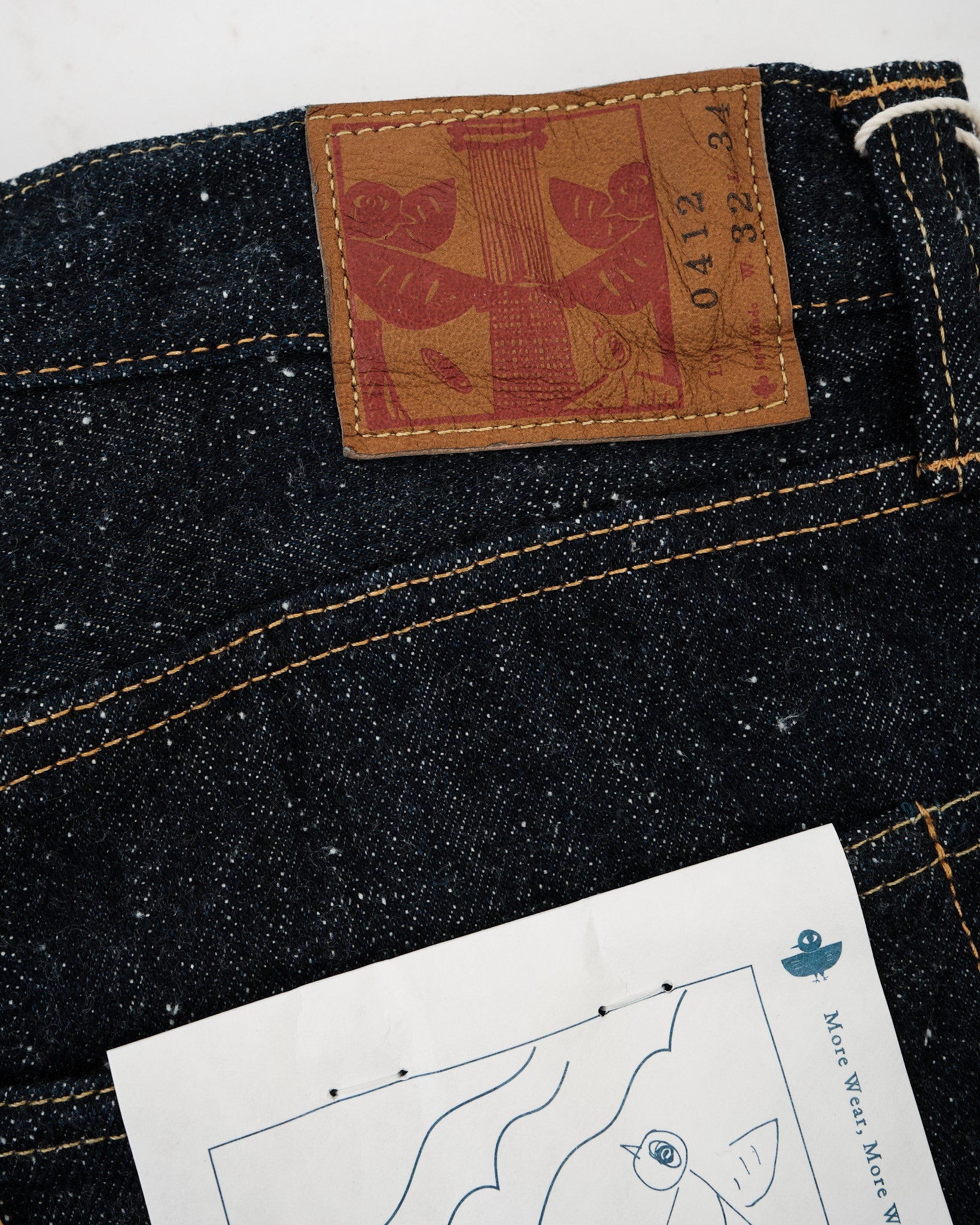 0412 16oz Nep Straight Jeans Indigo by Omoto - Meadow
