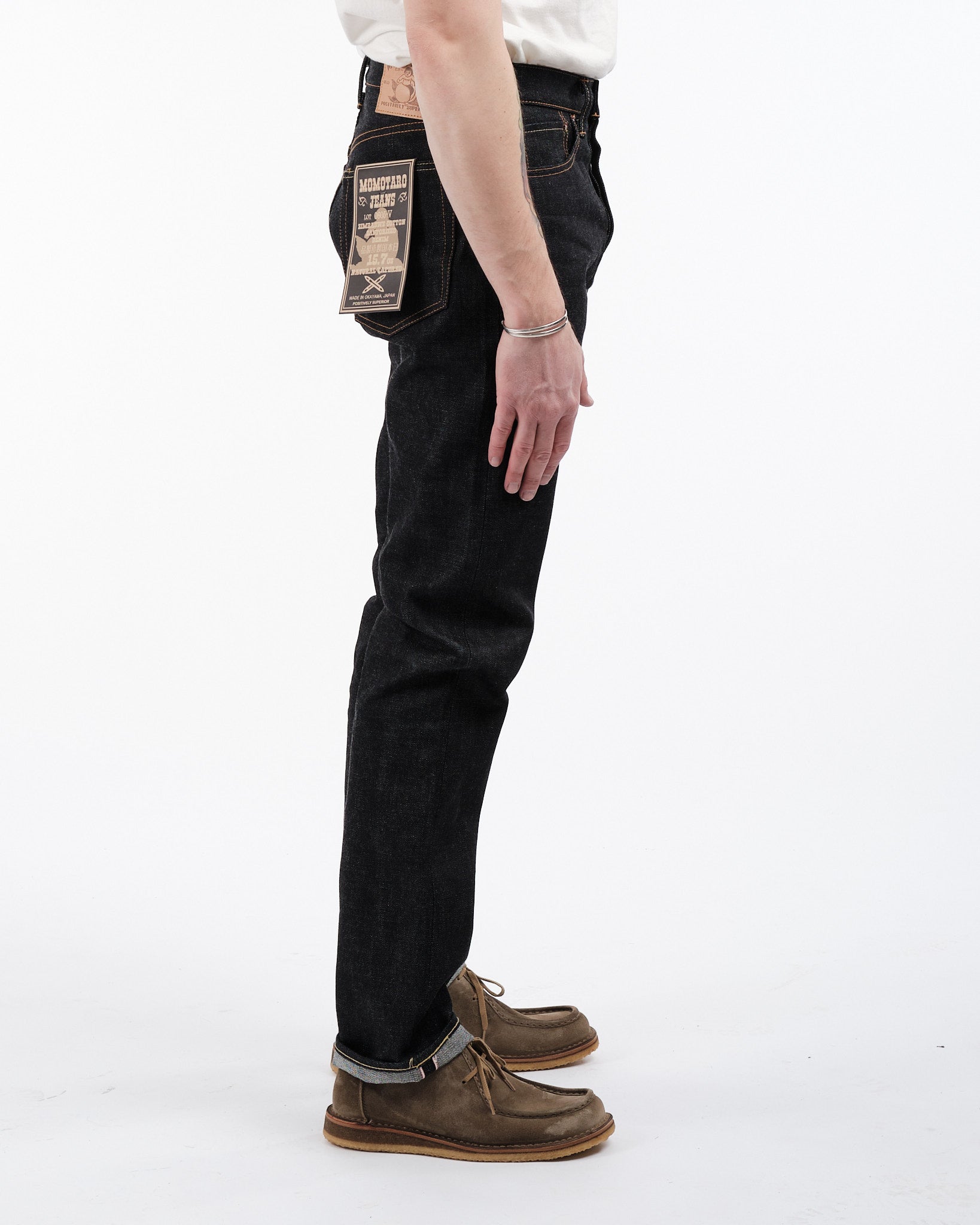 0605-V Natural Tapered 15.7 oz by Momotaro Jeans - Meadow