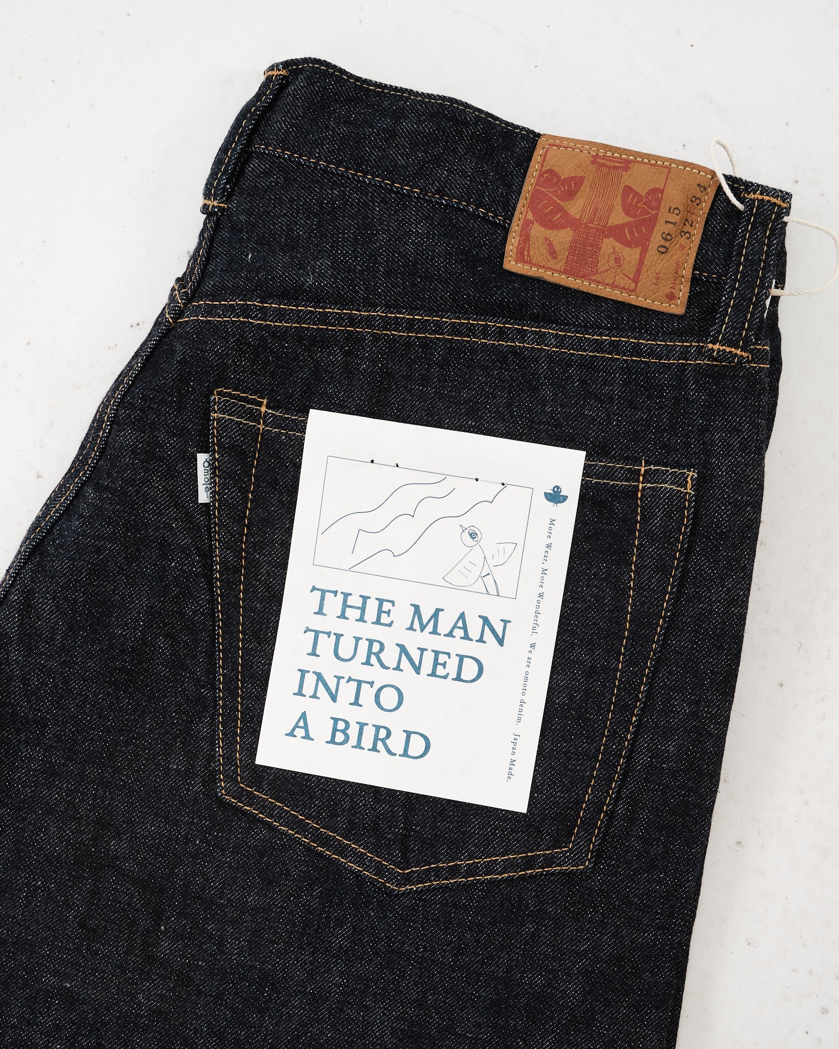 0615 13.5oz Relax Jeans Indigo by Omoto - Meadow