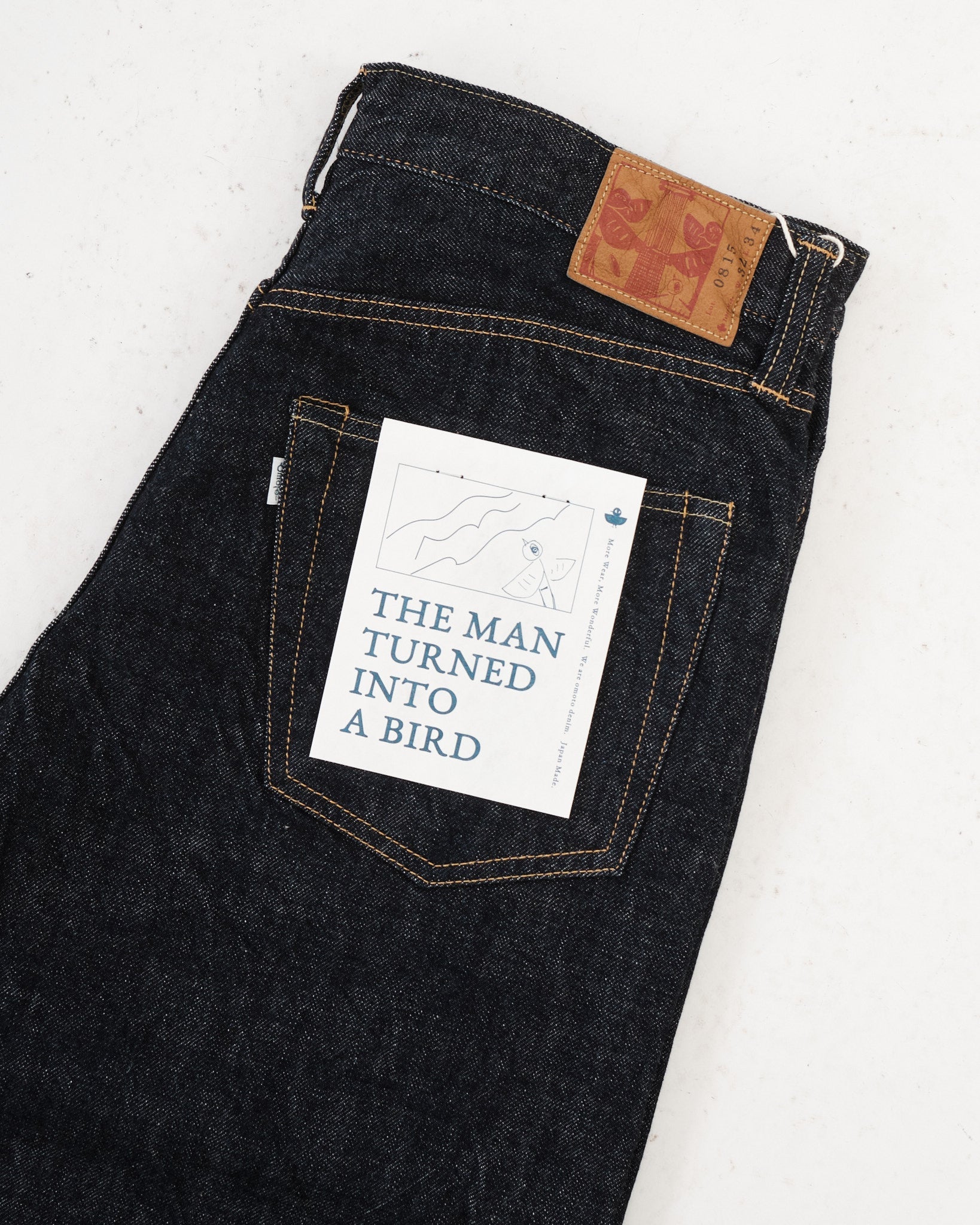 0815 13.5oz Loose Jeans Indigo by Omoto - Meadow