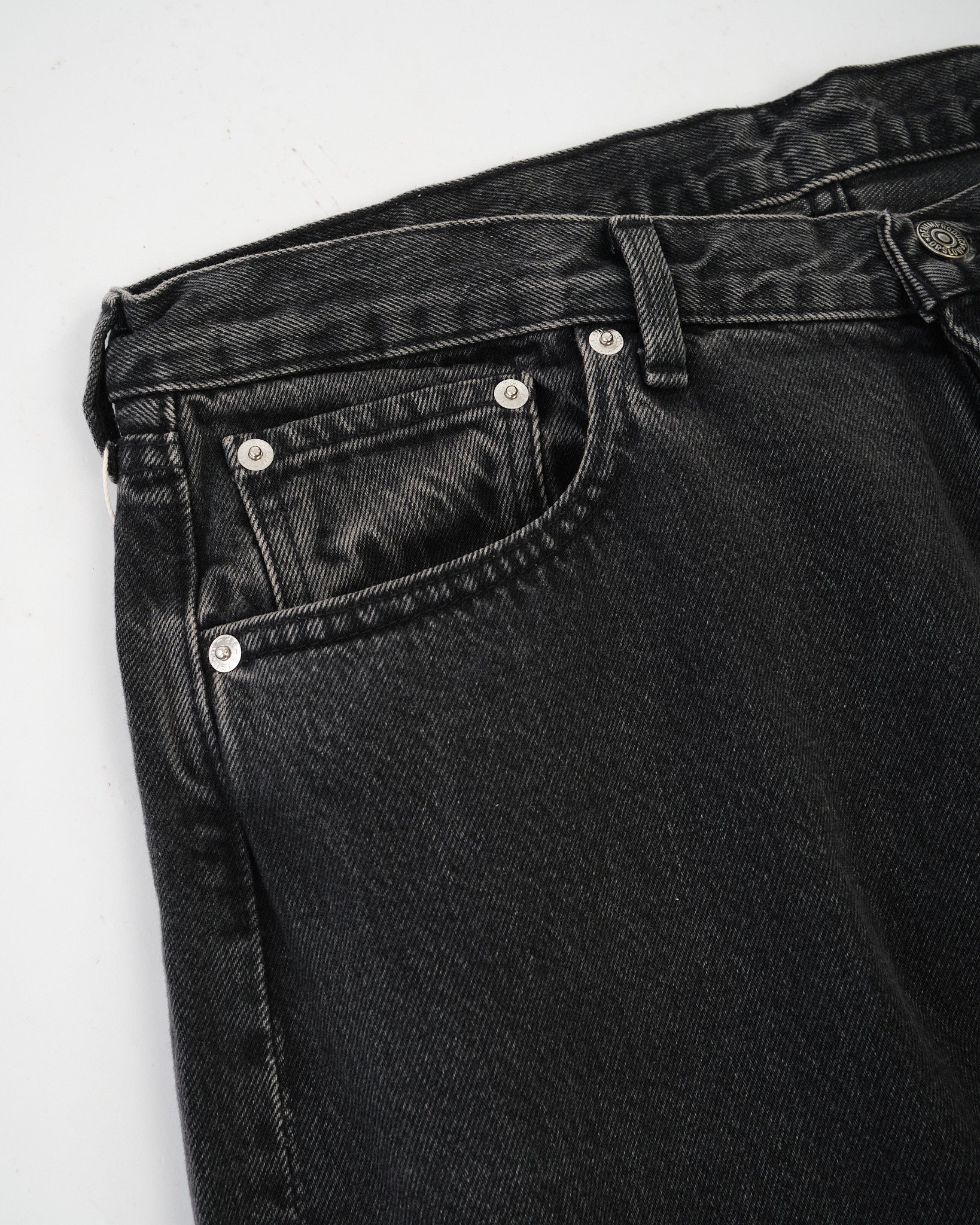 ORSLOW | 100 SUPER DAD'S DENIM PANTS BLACK DENIM STONE | MEADOW