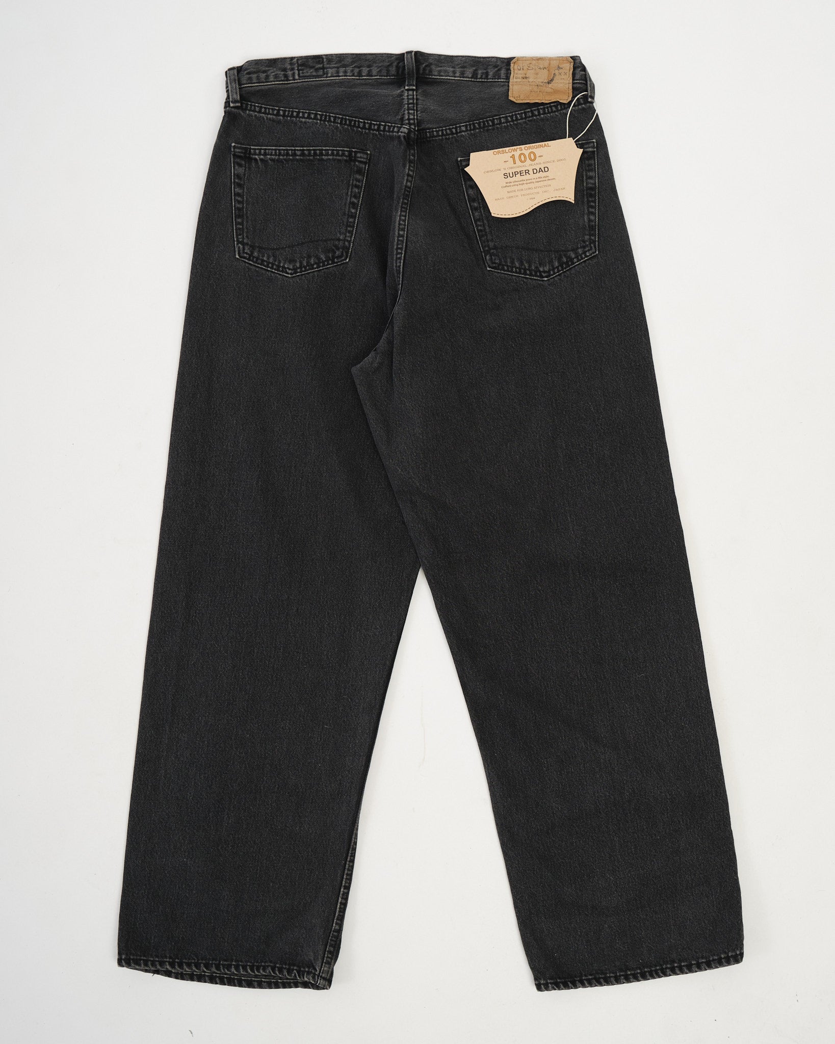 Orslow Super Dad 100 (Black Denim)
